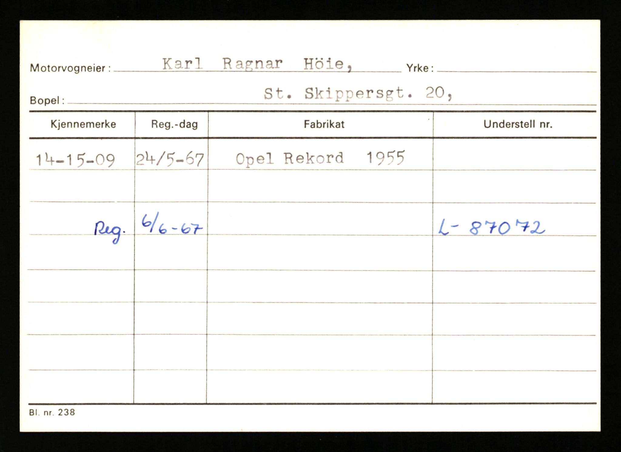 Stavanger trafikkstasjon, AV/SAST-A-101942/0/G/L0010: Registreringsnummer: 130000 - 239953, 1930-1971, p. 389