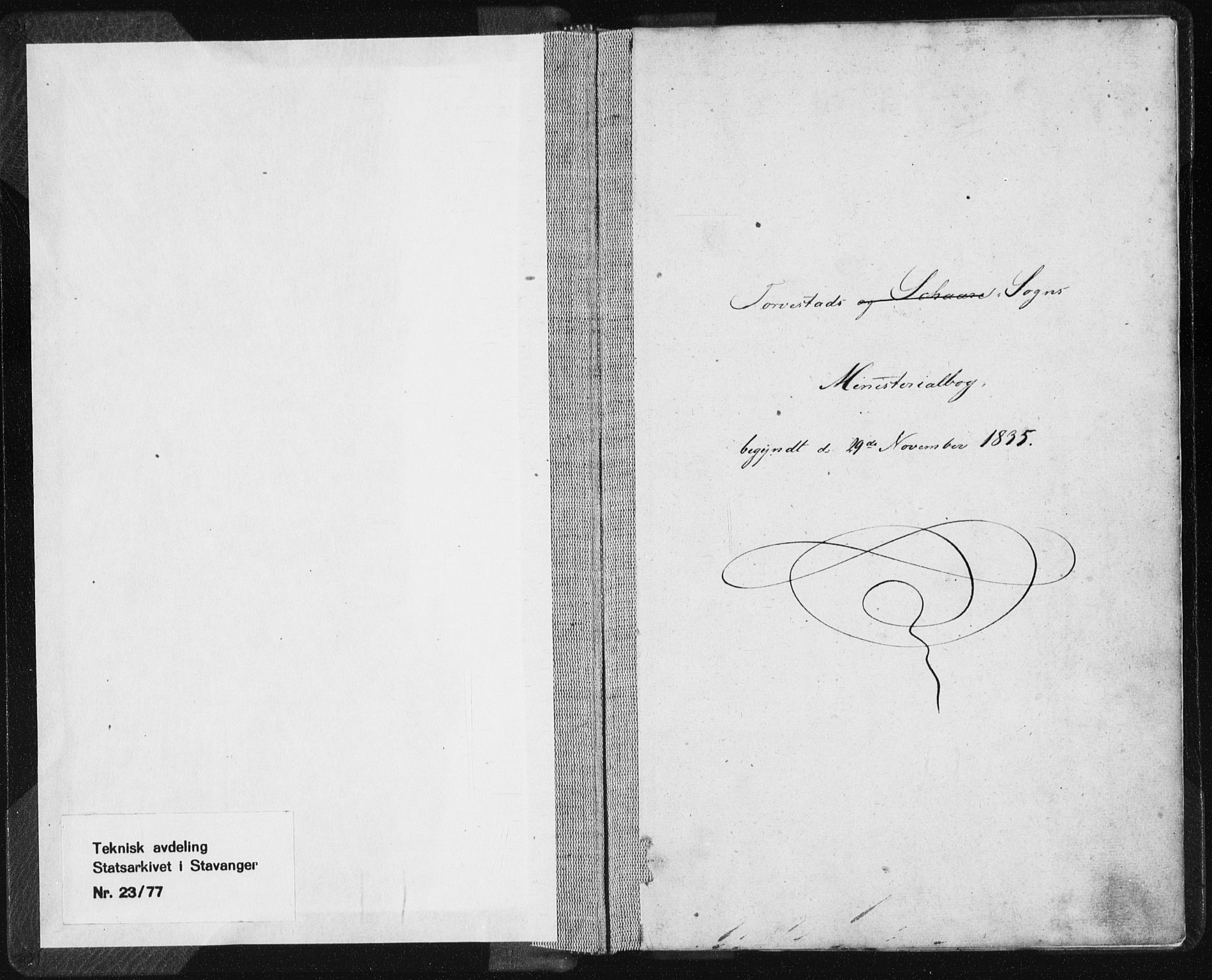 Torvastad sokneprestkontor, AV/SAST-A -101857/H/Ha/Haa/L0005: Parish register (official) no. A 5, 1836-1847