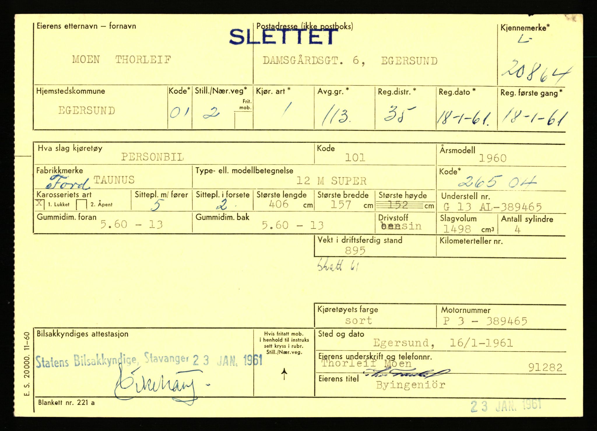 Stavanger trafikkstasjon, AV/SAST-A-101942/0/F/L0037: L-20500 - L-21499, 1930-1971, p. 1261