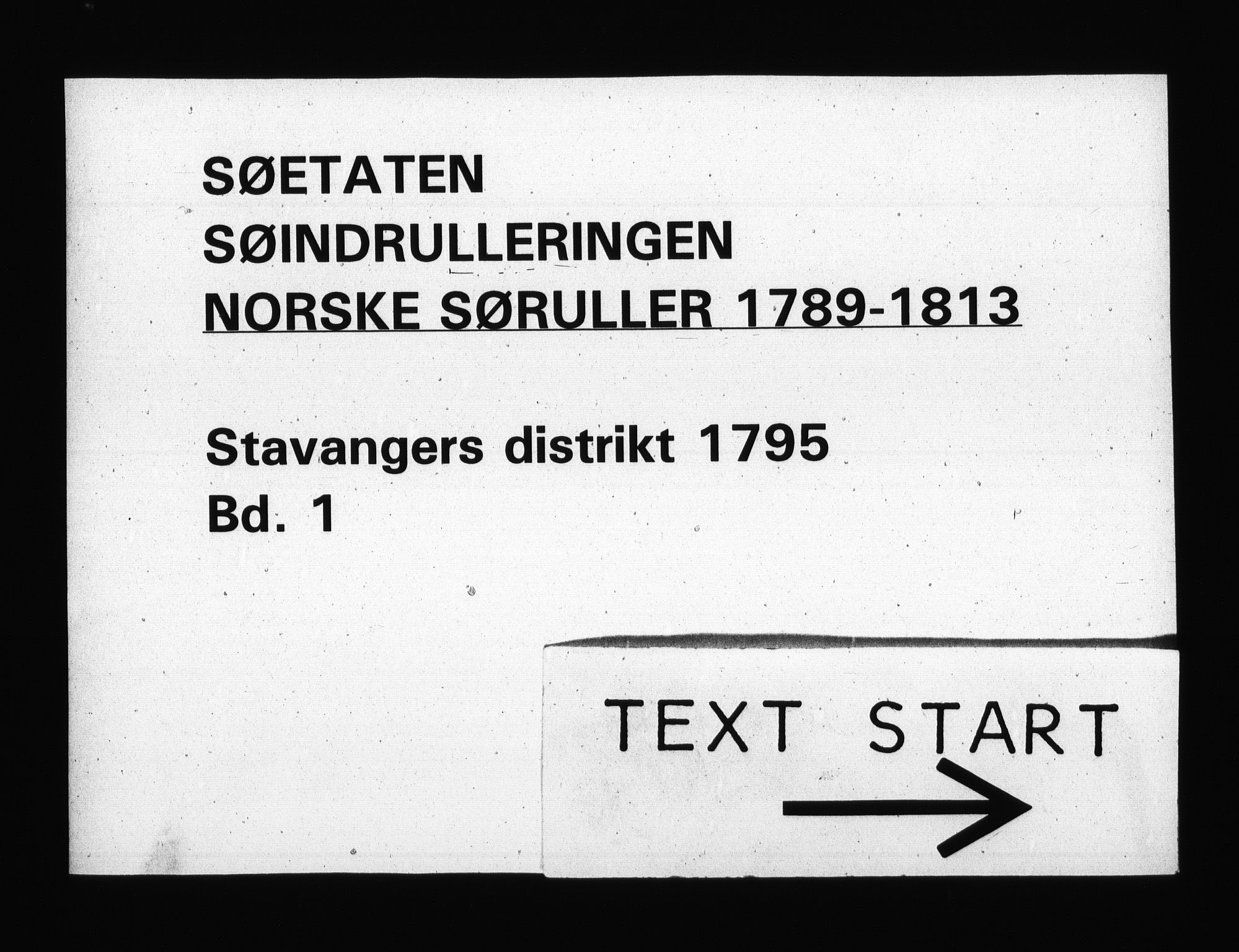 Sjøetaten, RA/EA-3110/F/L0268: Stavanger distrikt, bind 1, 1795