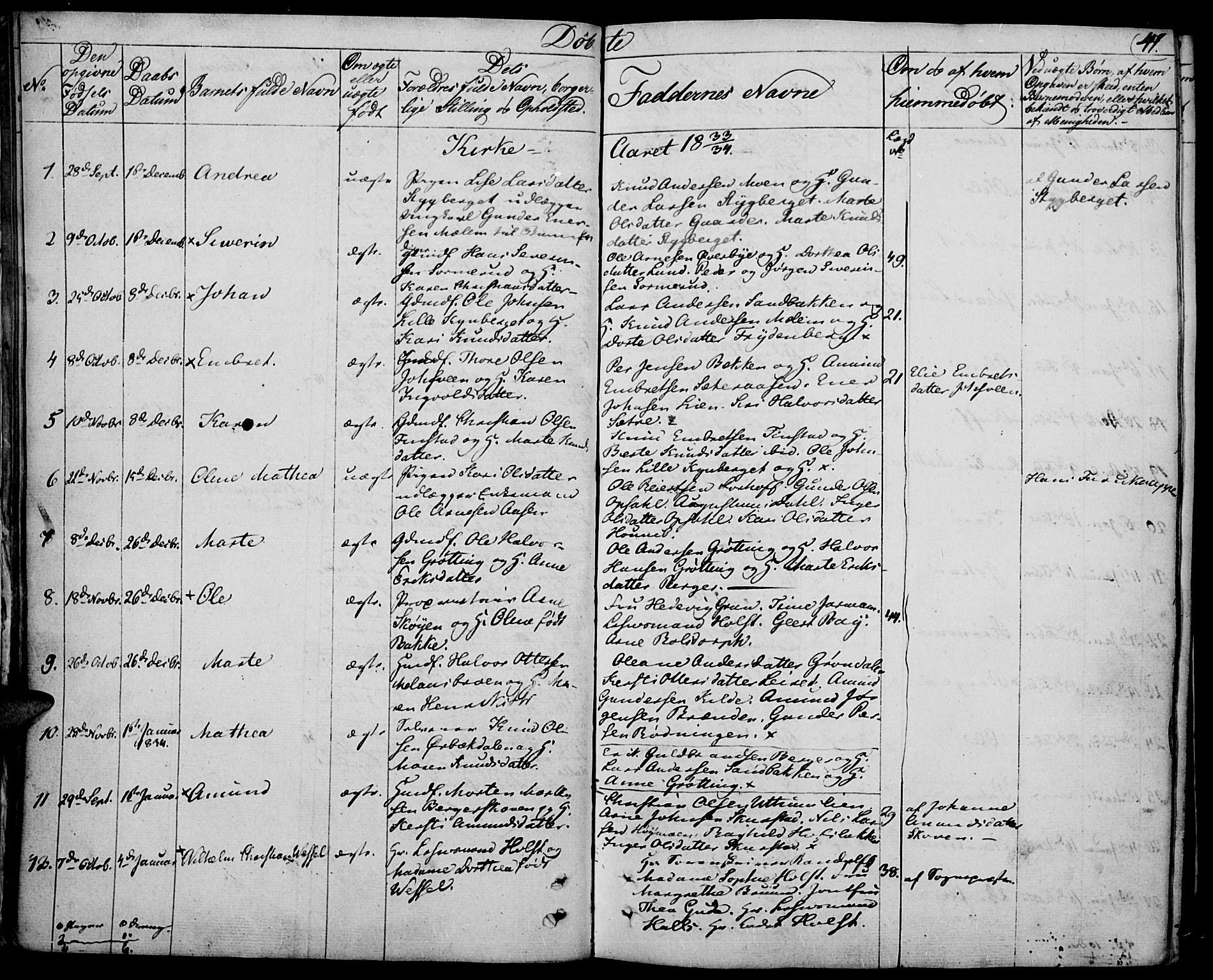 Elverum prestekontor, SAH/PREST-044/H/Ha/Haa/L0008: Parish register (official) no. 8, 1830-1842, p. 41