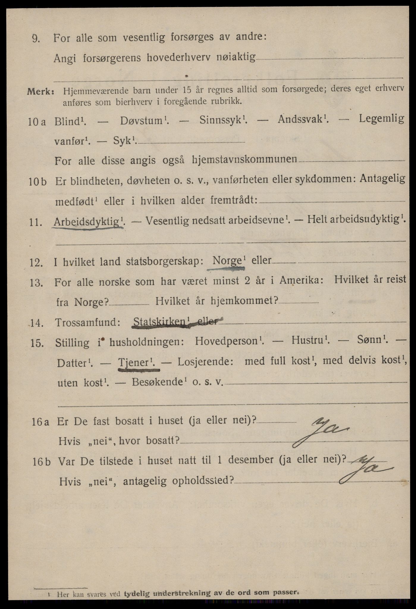 SAT, 1920 census for Ålesund, 1920, p. 19061