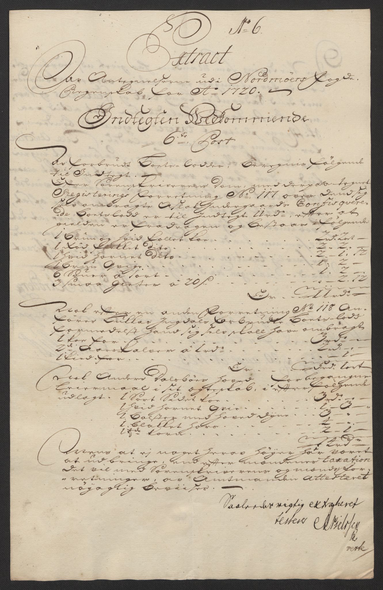 Rentekammeret inntil 1814, Reviderte regnskaper, Fogderegnskap, AV/RA-EA-4092/R56/L3753: Fogderegnskap Nordmøre, 1720, p. 591