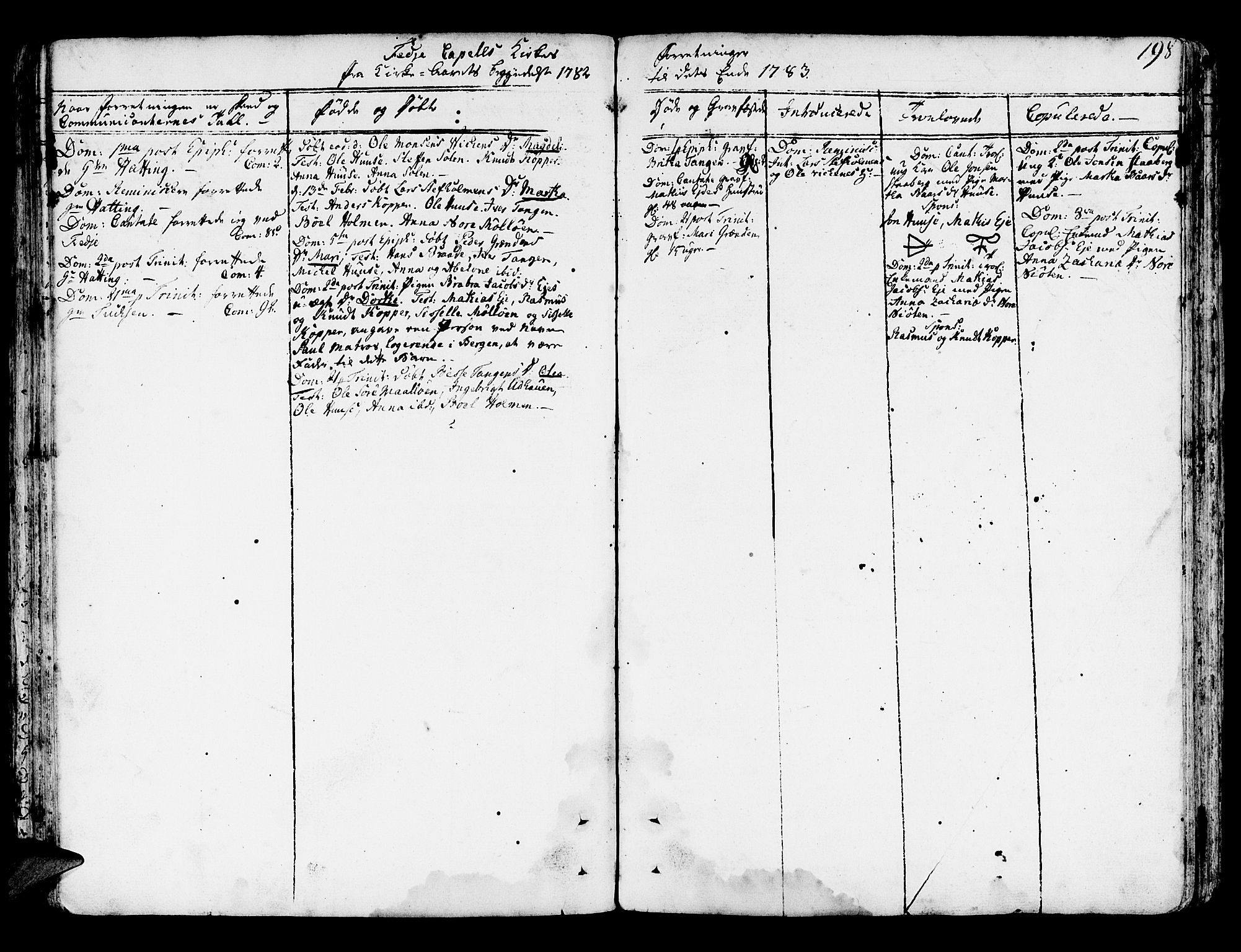 Lindås Sokneprestembete, AV/SAB-A-76701/H/Haa/Haaa/L0004: Parish register (official) no. A 4, 1764-1791, p. 198