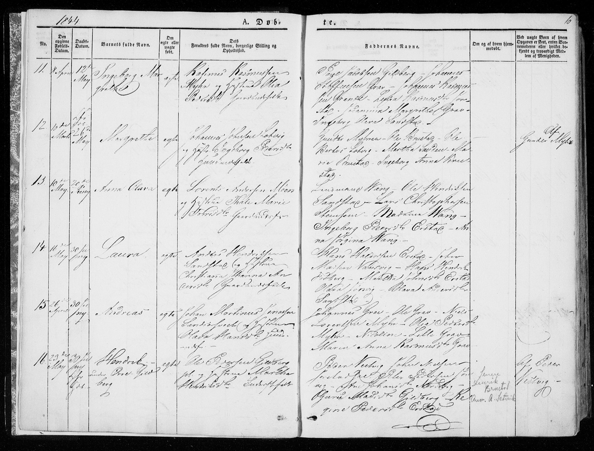 Ministerialprotokoller, klokkerbøker og fødselsregistre - Nord-Trøndelag, AV/SAT-A-1458/722/L0218: Parish register (official) no. 722A05, 1843-1868, p. 10