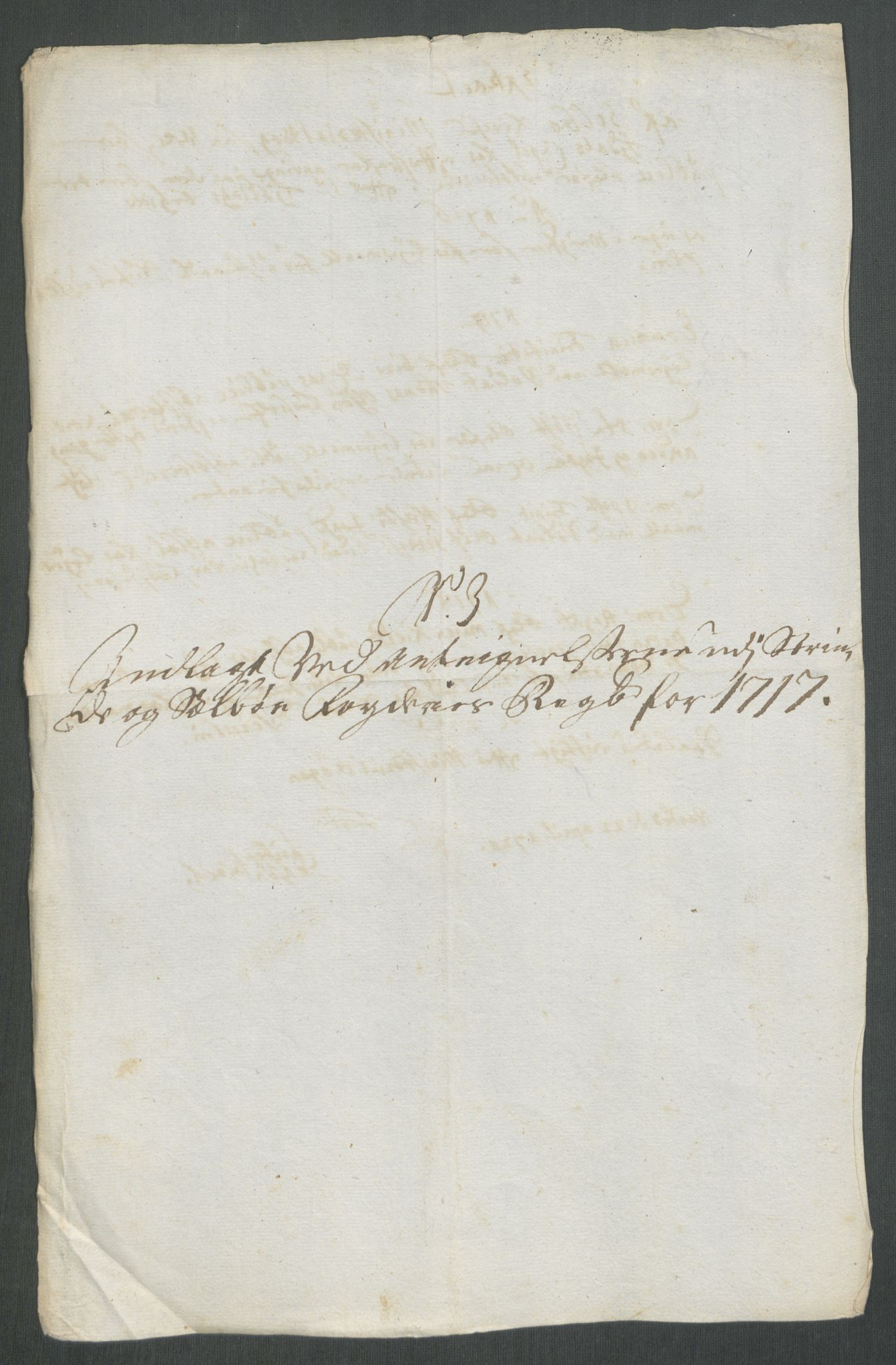 Rentekammeret inntil 1814, Reviderte regnskaper, Fogderegnskap, AV/RA-EA-4092/R61/L4116: Fogderegnskap Strinda og Selbu, 1717-1718, p. 273