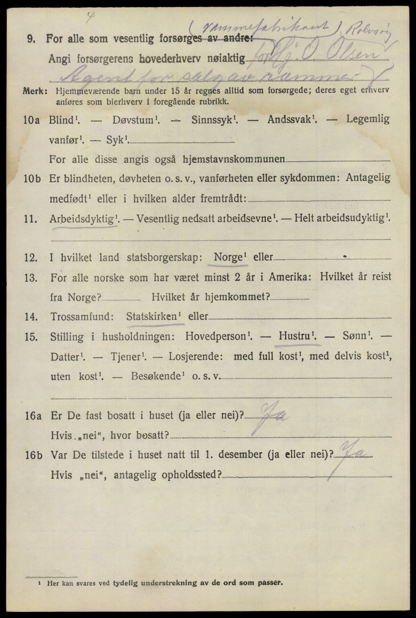 SAO, 1920 census for Tune, 1920, p. 13883