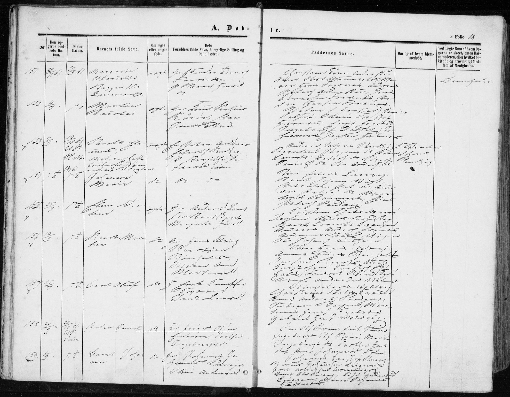 Ministerialprotokoller, klokkerbøker og fødselsregistre - Sør-Trøndelag, AV/SAT-A-1456/634/L0531: Parish register (official) no. 634A07, 1861-1870, p. 18