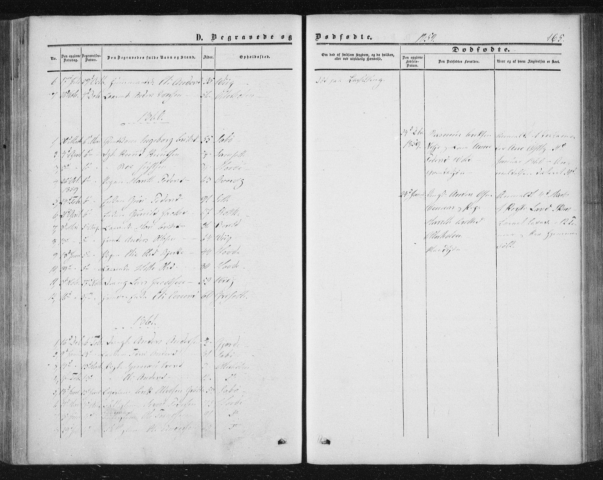 Ministerialprotokoller, klokkerbøker og fødselsregistre - Møre og Romsdal, AV/SAT-A-1454/543/L0562: Parish register (official) no. 543A02, 1854-1884, p. 165