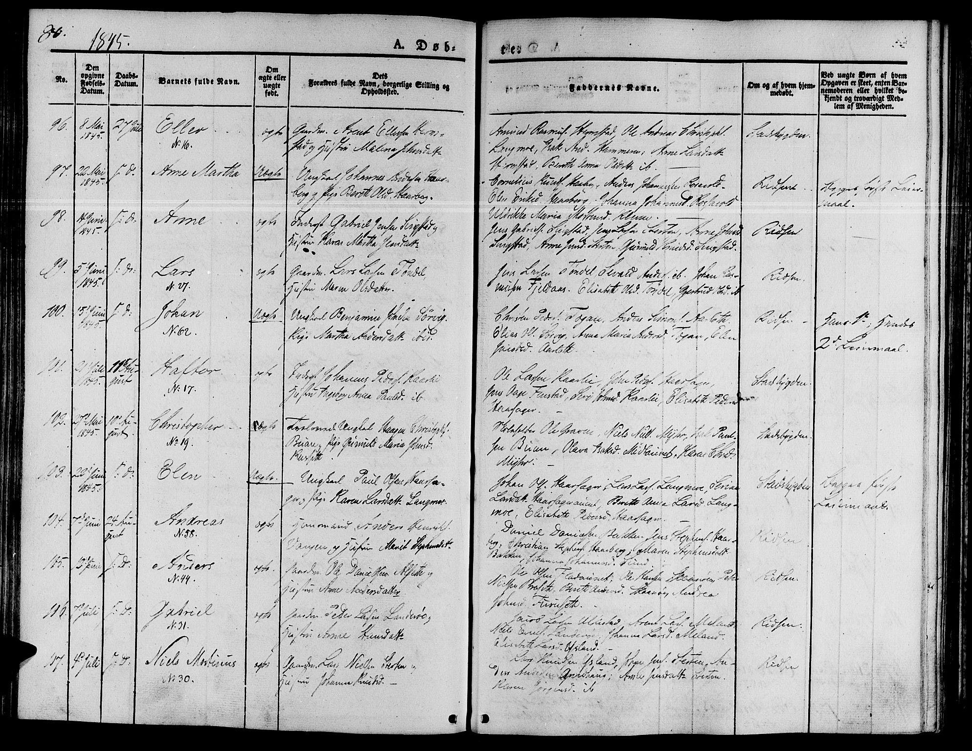 Ministerialprotokoller, klokkerbøker og fødselsregistre - Sør-Trøndelag, SAT/A-1456/646/L0610: Parish register (official) no. 646A08, 1837-1847, p. 80