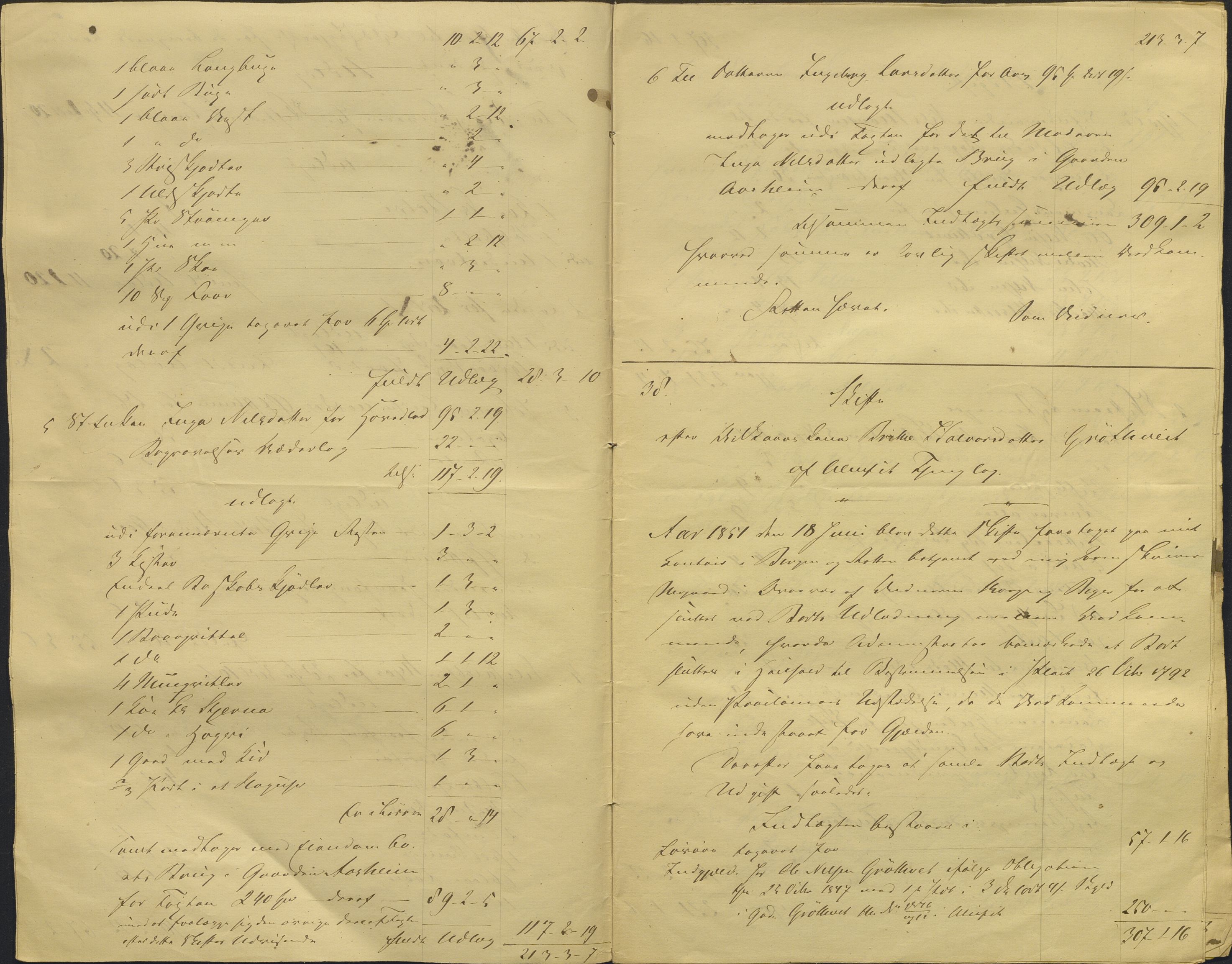 Nordhordland sorenskrivar, AV/SAB-A-2901/1/H/Hd/Hdb/L0001: Konsept til utlodningar, 1850-1852, p. 356