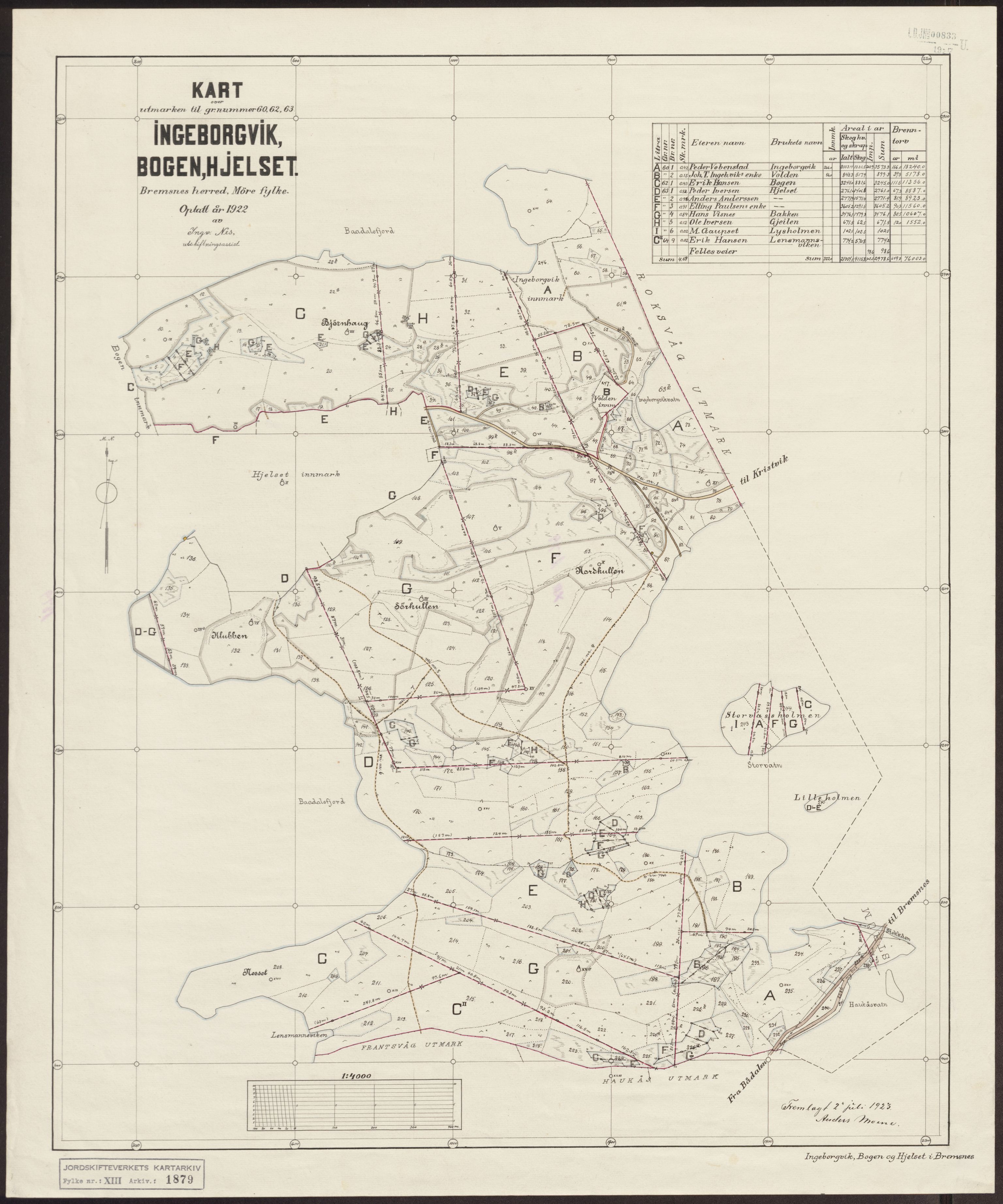 Jordskifteverkets kartarkiv, RA/S-3929/T, 1859-1988, p. 2277
