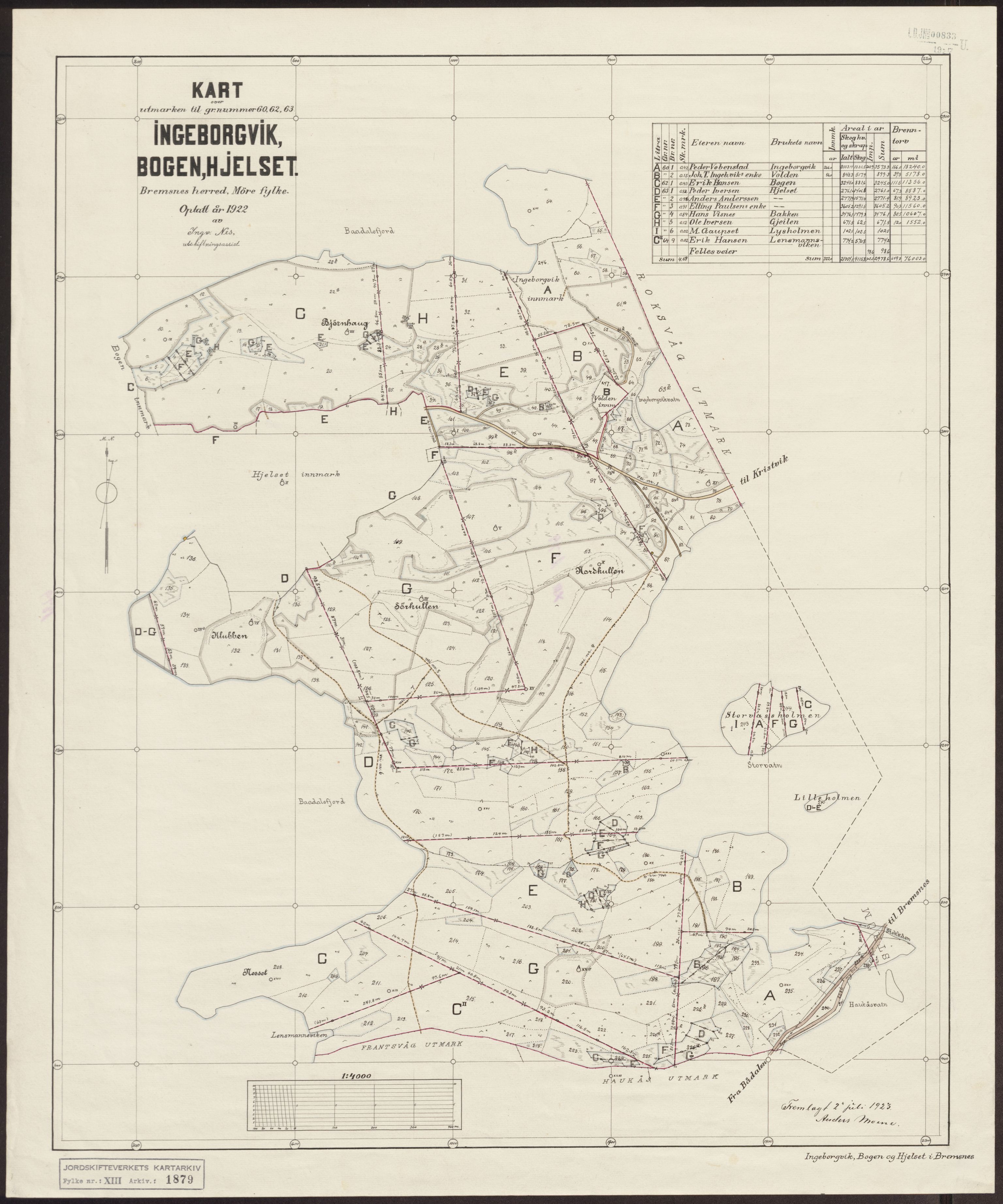 Jordskifteverkets kartarkiv, AV/RA-S-3929/T, 1859-1988, p. 2277