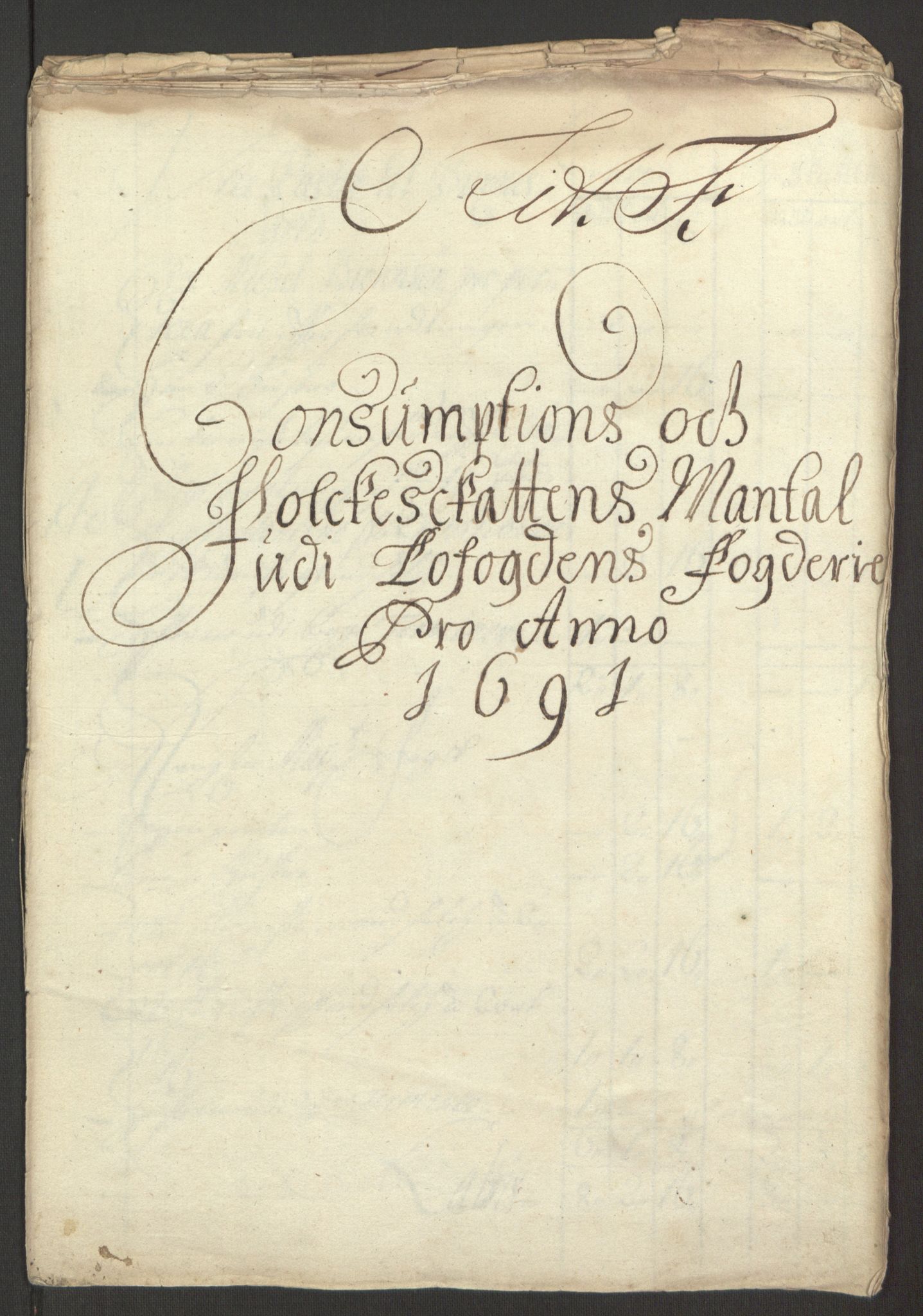 Rentekammeret inntil 1814, Reviderte regnskaper, Fogderegnskap, RA/EA-4092/R67/L4675: Fogderegnskap Vesterålen, Andenes og Lofoten, 1691-1693, p. 59