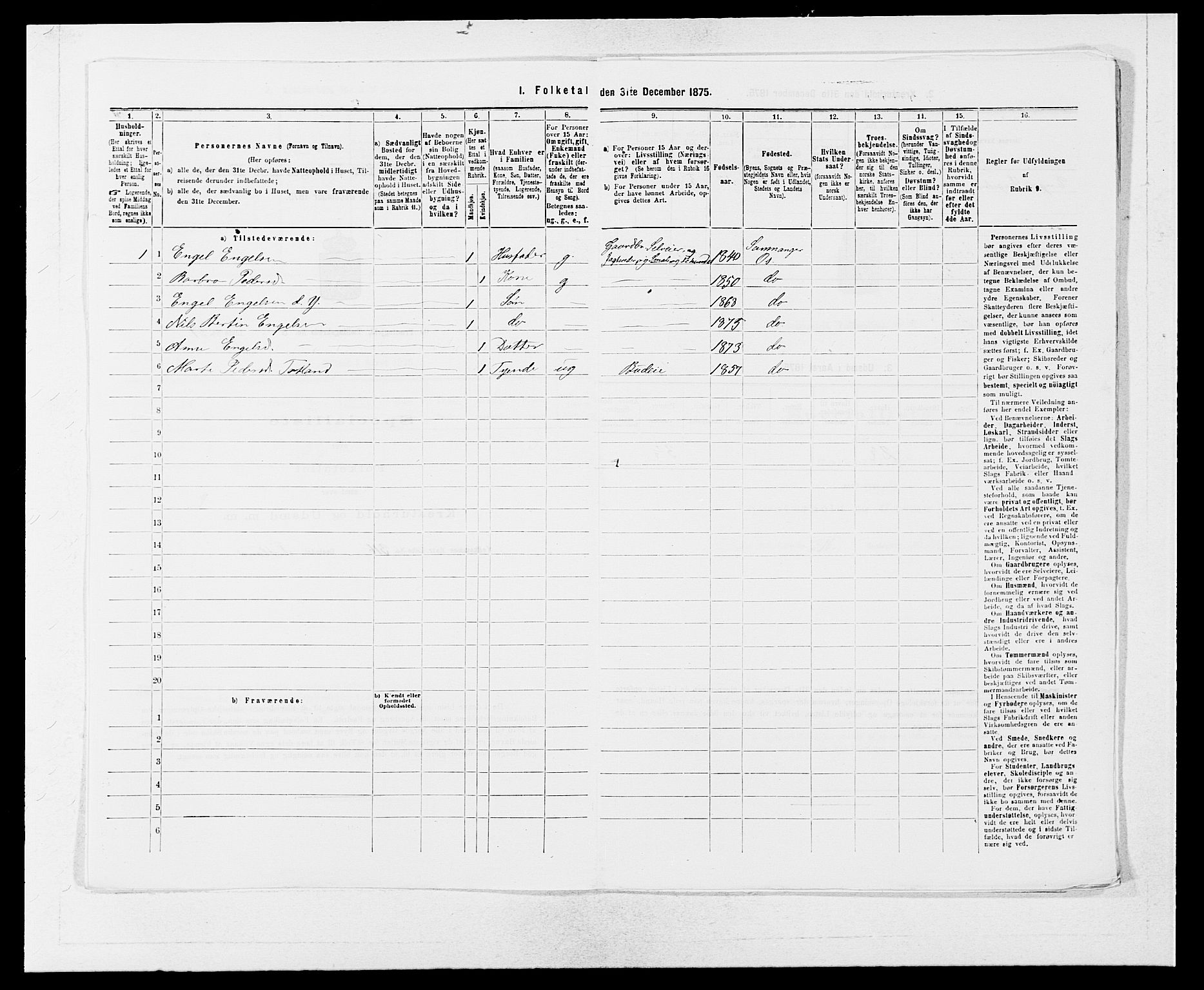 SAB, 1875 census for 1243P Os, 1875, p. 1138