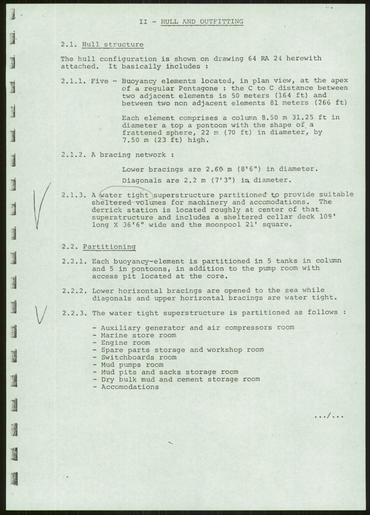 Justisdepartementet, Granskningskommisjonen ved Alexander Kielland-ulykken 27.3.1980, RA/S-1165/D/L0006: A Alexander L. Kielland (Doku.liste + A3-A6, A11-A13, A18-A20-A21, A23, A31 av 31)/Dykkerjournaler, 1980-1981, p. 499