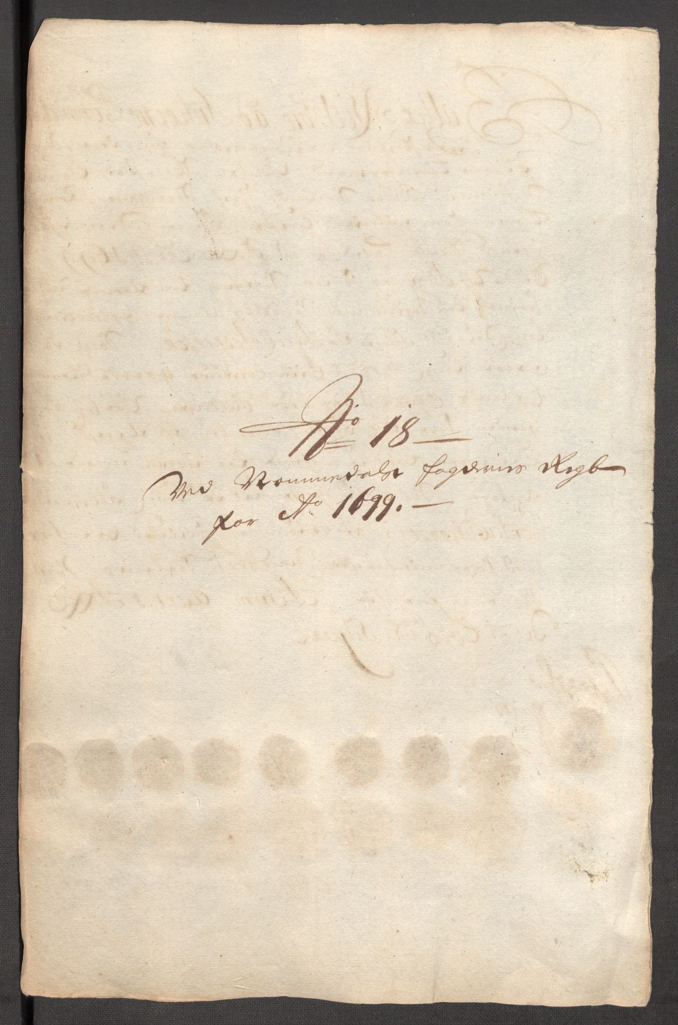 Rentekammeret inntil 1814, Reviderte regnskaper, Fogderegnskap, RA/EA-4092/R64/L4426: Fogderegnskap Namdal, 1699-1700, p. 199