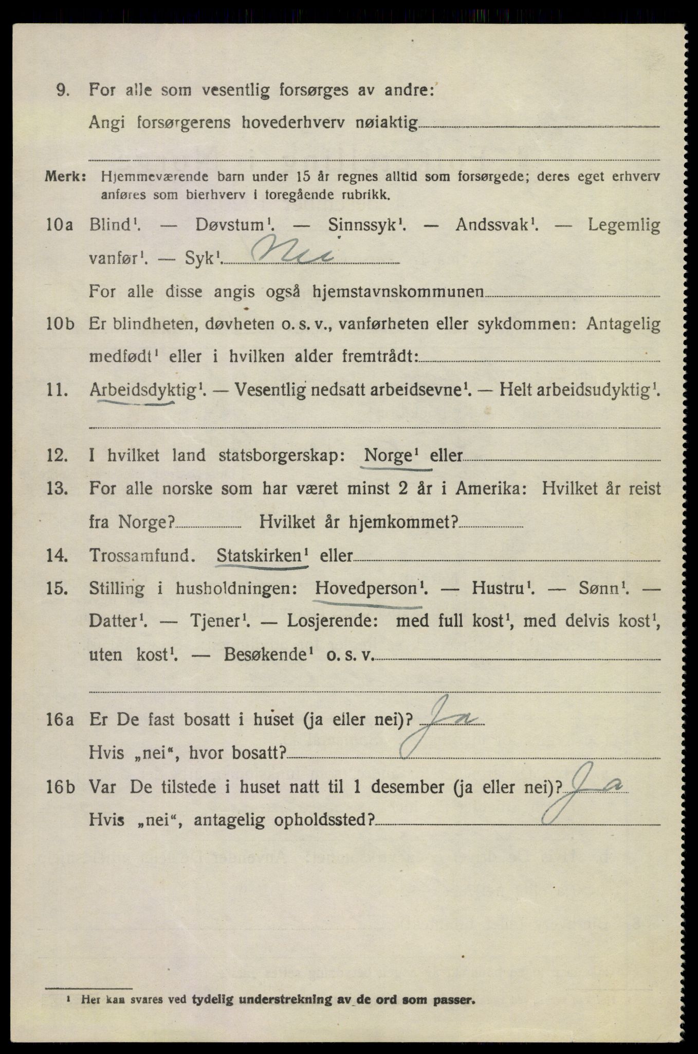 SAKO, 1920 census for Hedrum, 1920, p. 3026