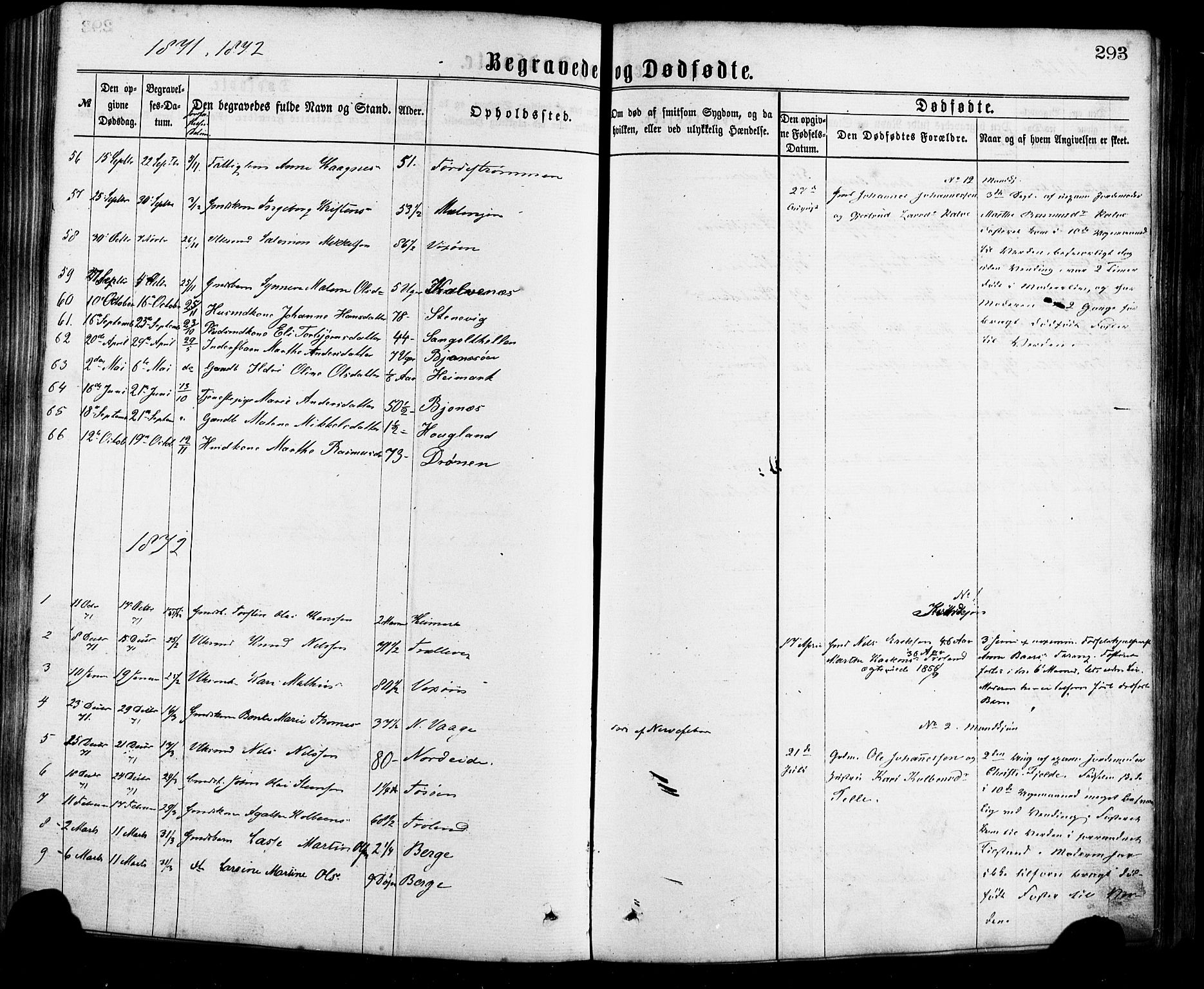 Sund sokneprestembete, AV/SAB-A-99930: Parish register (official) no. A 15, 1867-1881, p. 293