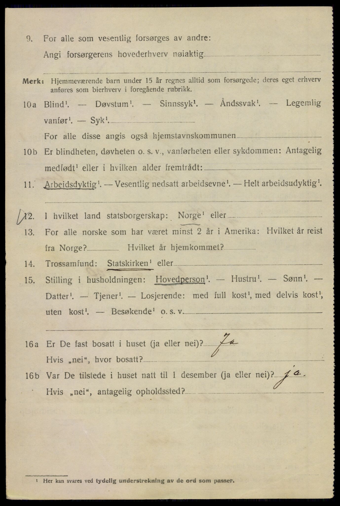 SAO, 1920 census for Kristiania, 1920, p. 267078