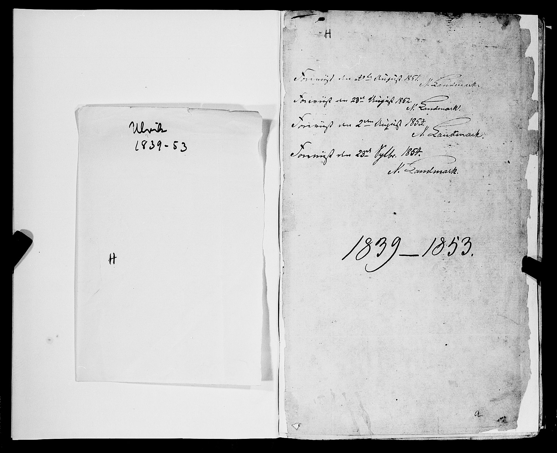 Ulvik sokneprestembete, SAB/A-78801/H/Haa: Parish register (official) no. A 12, 1839-1853
