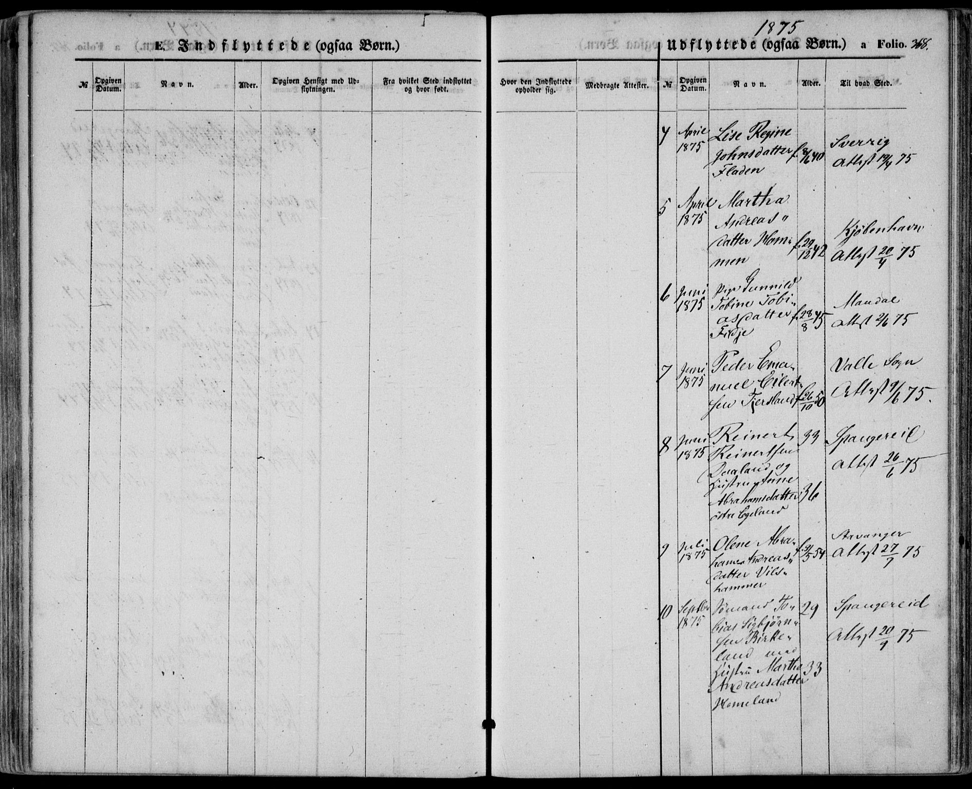Lyngdal sokneprestkontor, SAK/1111-0029/F/Fa/Fac/L0010: Parish register (official) no. A 10, 1865-1878, p. 368