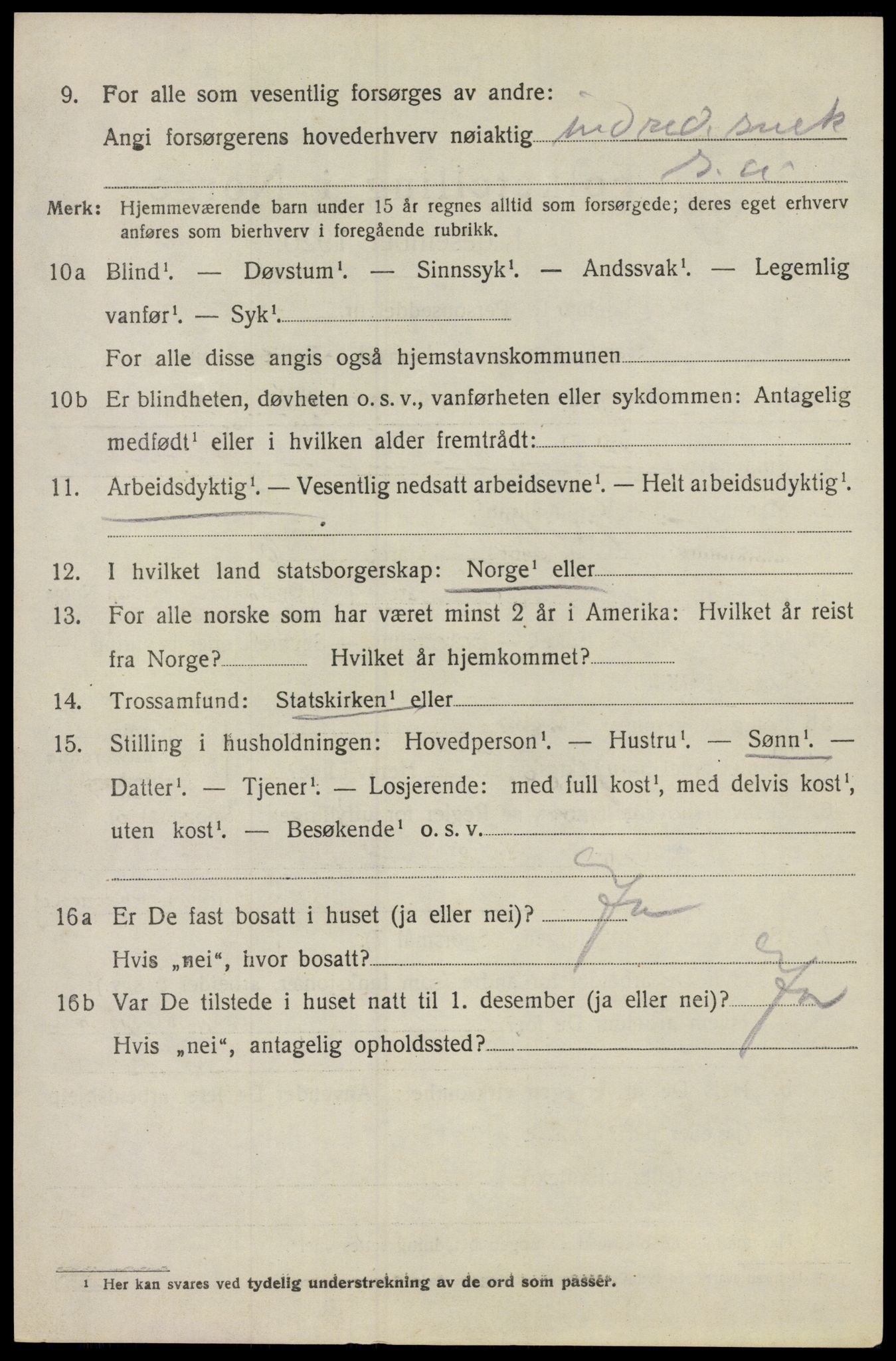 SAO, 1920 census for Lillestrøm, 1920, p. 8931