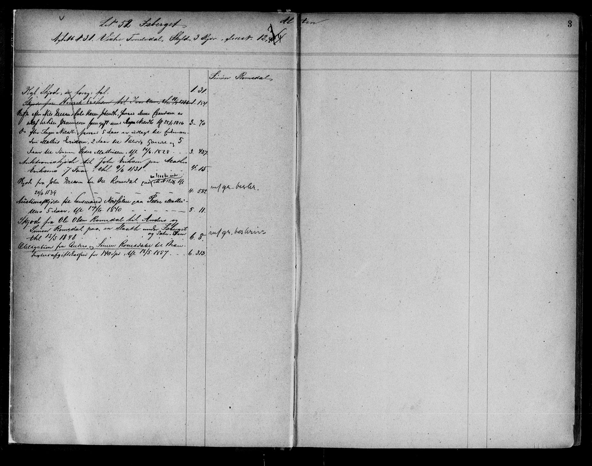 Alta fogderi/sorenskriveri, AV/SATØ-SATØ-5/1/K/Kb/Kba/L0008pantereg: Mortgage register no. 8, 1776, p. 3