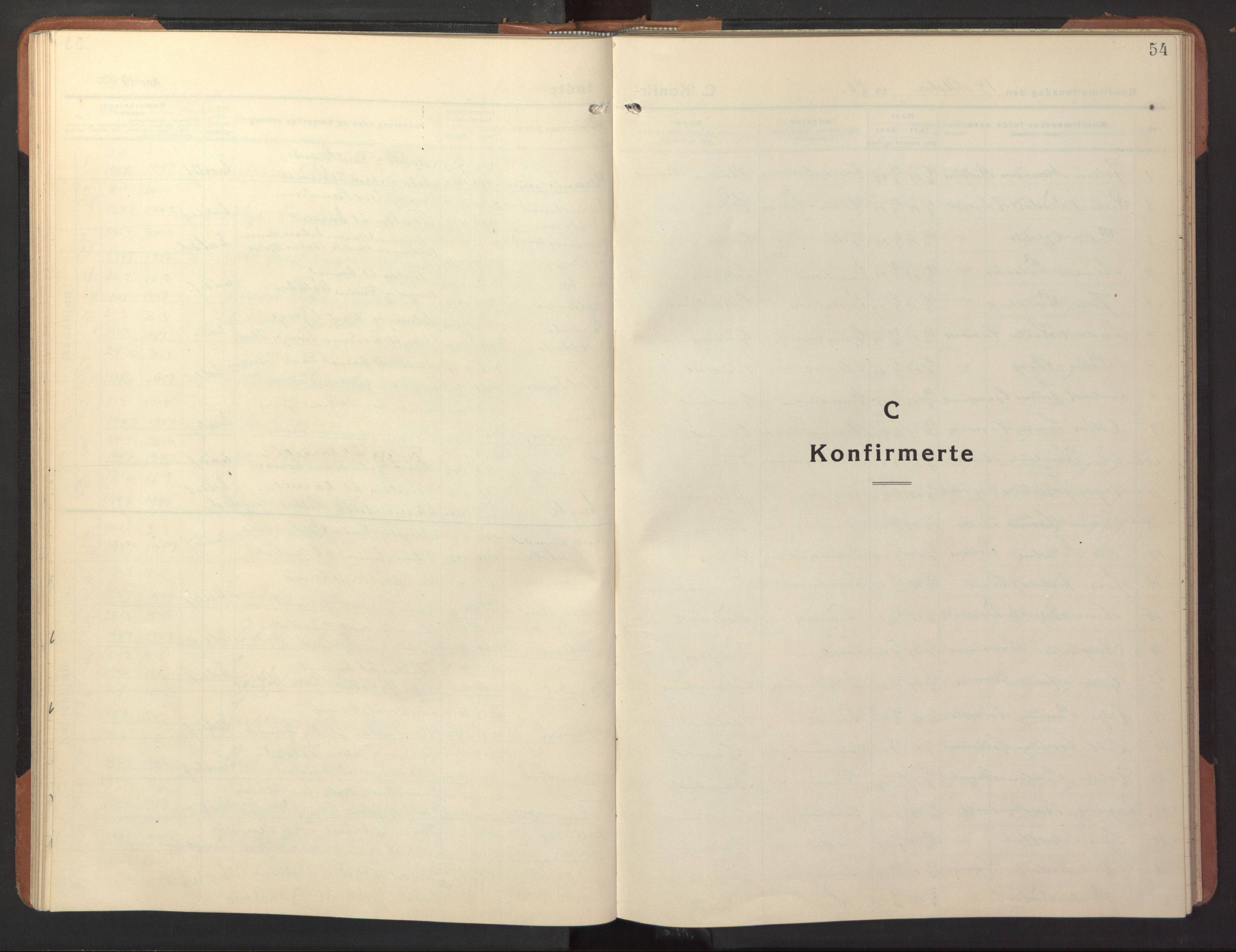 Ministerialprotokoller, klokkerbøker og fødselsregistre - Nord-Trøndelag, SAT/A-1458/744/L0425: Parish register (copy) no. 744C04, 1924-1947, p. 54