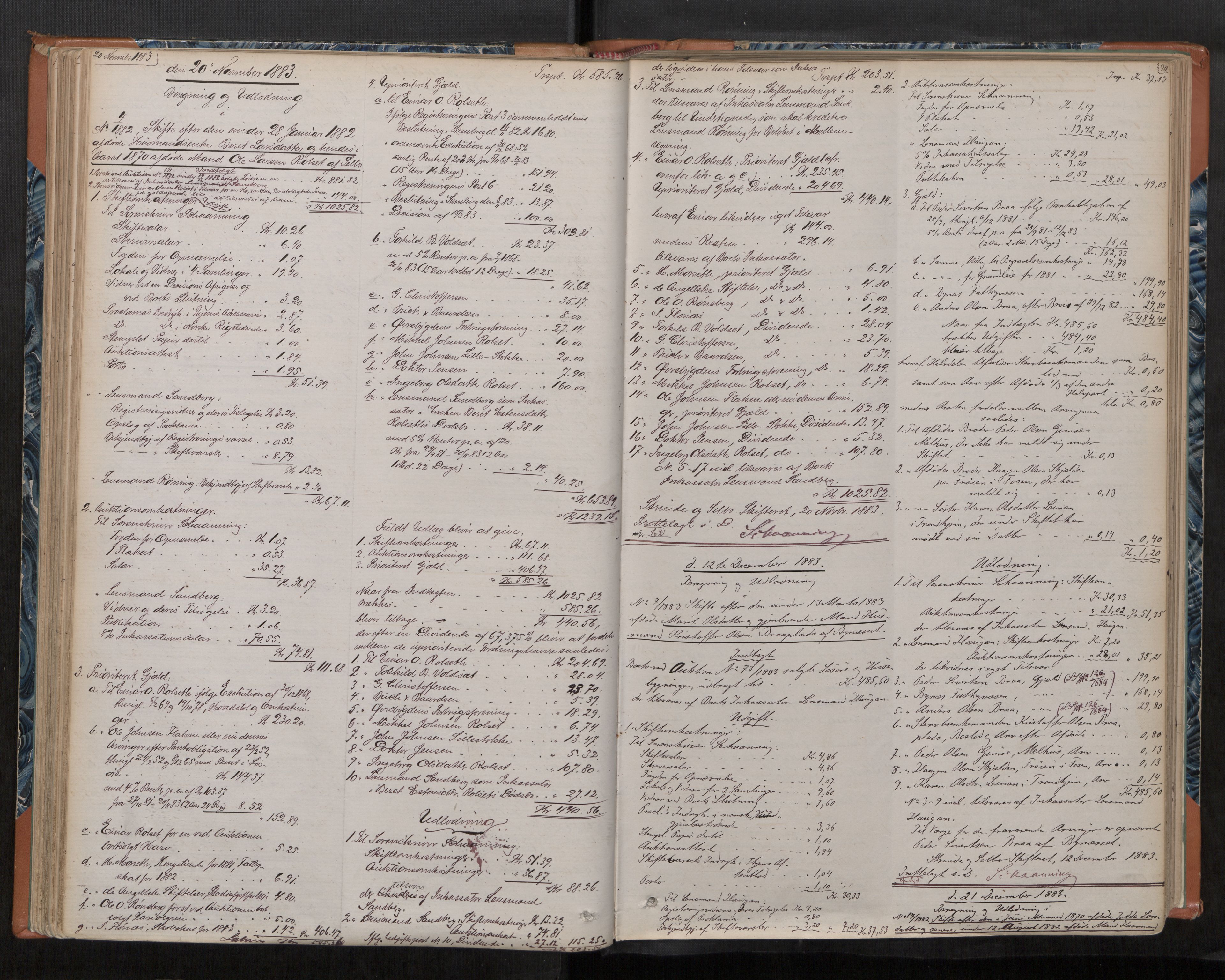Strinda og Selbu sorenskriveri, AV/SAT-A-0015/3/3A/3Aa/L0015: Skifteutlodningsprot. 4a, 1875-1894, p. 90