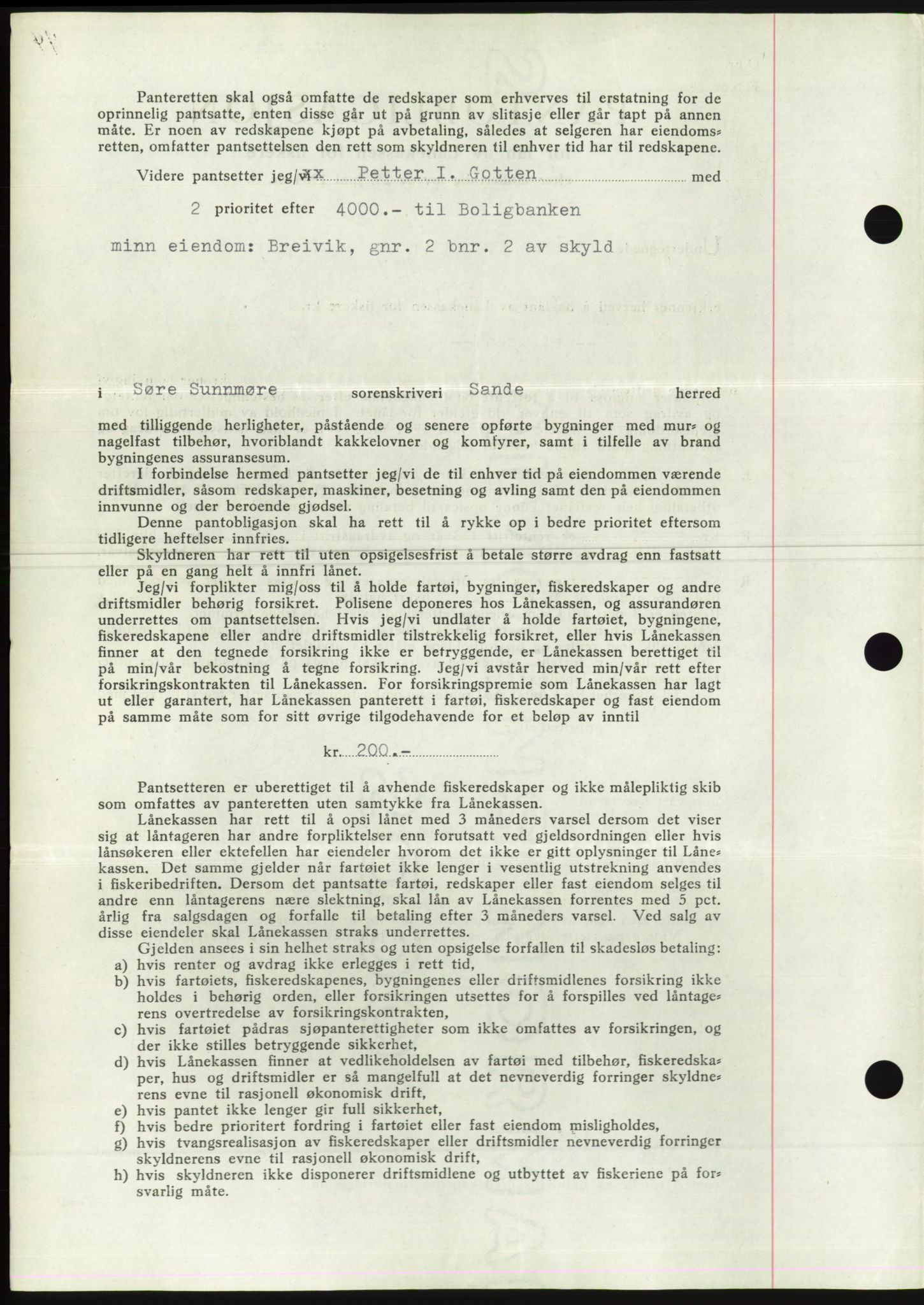 Søre Sunnmøre sorenskriveri, AV/SAT-A-4122/1/2/2C/L0067: Mortgage book no. 61, 1938-1939, Diary no: : 1831/1938