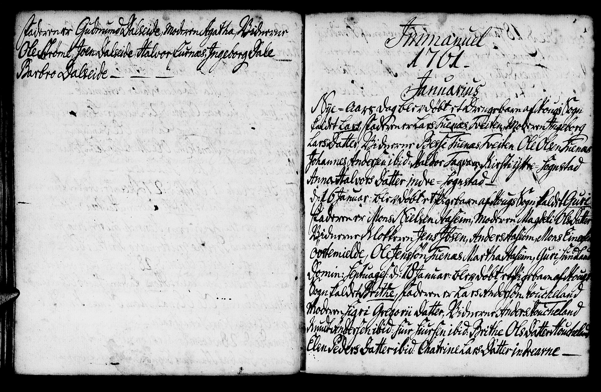 Haus sokneprestembete, SAB/A-75601/H/Haa: Parish register (official) no. A 8, 1754-1769, p. 32