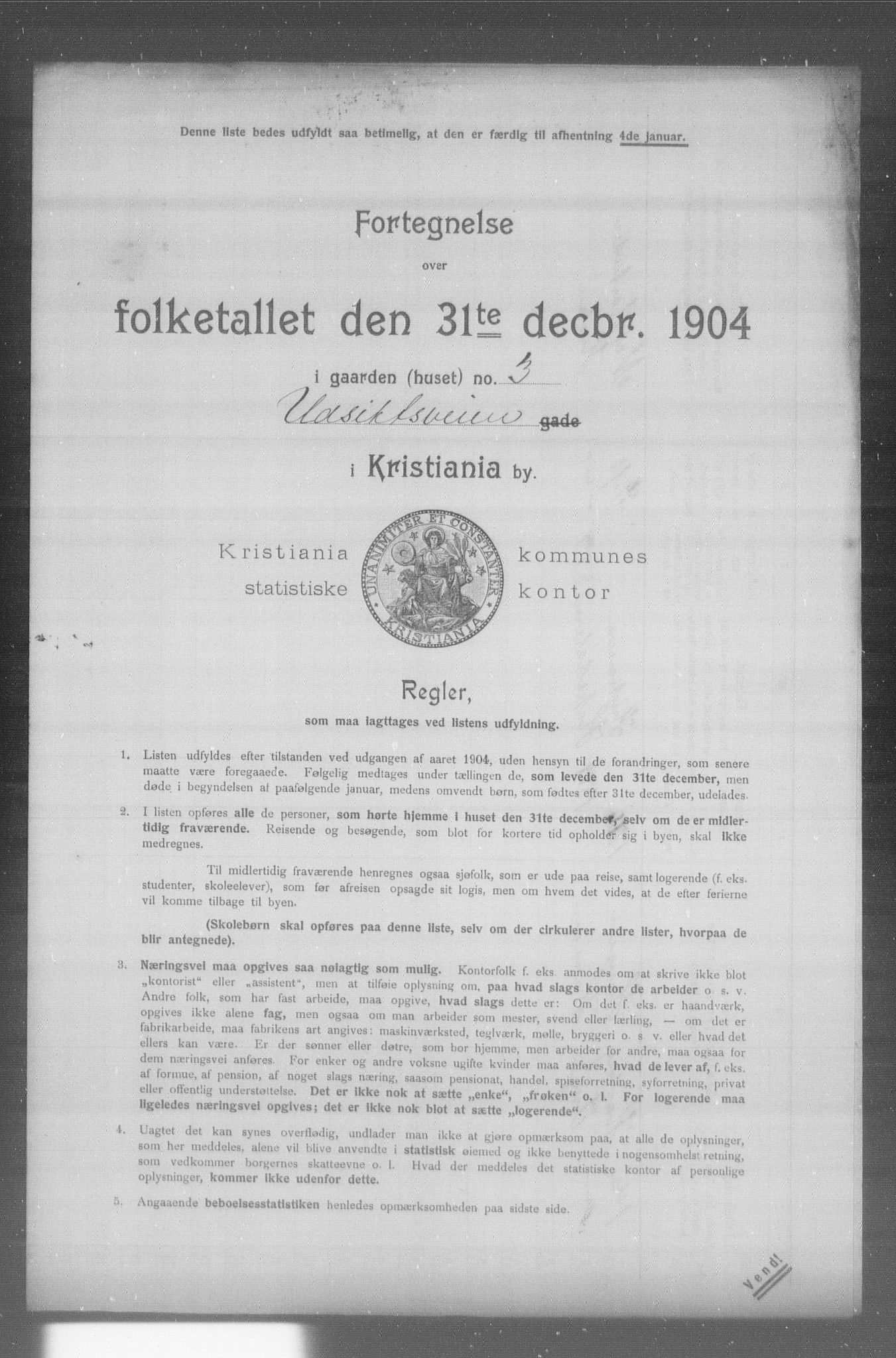 OBA, Municipal Census 1904 for Kristiania, 1904, p. 22900