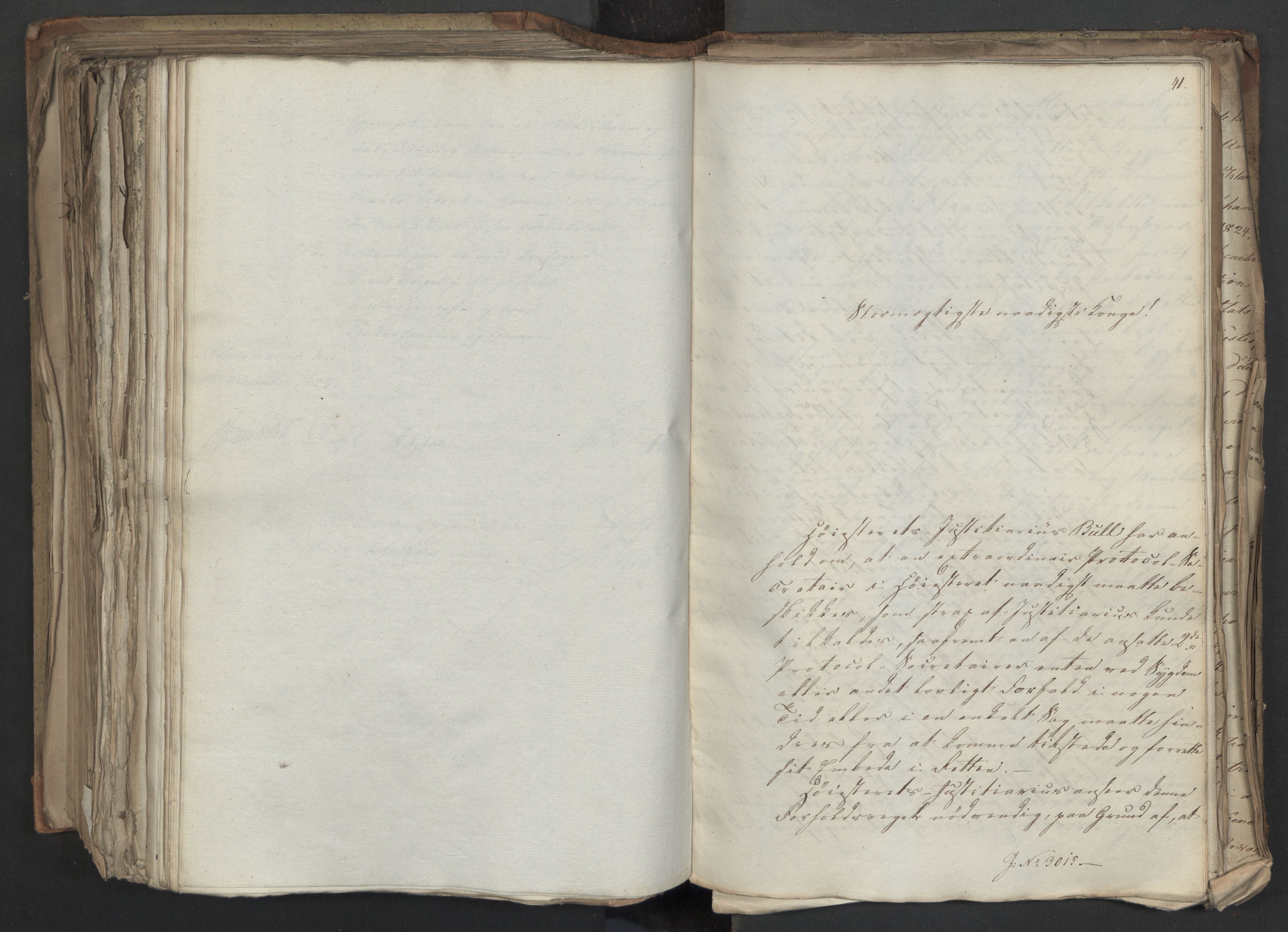 Statsrådsavdelingen i Stockholm, AV/RA-S-1003/D/Da/L0044: Regjeringsinnstillinger nr. 2846-3066, 1825, p. 495