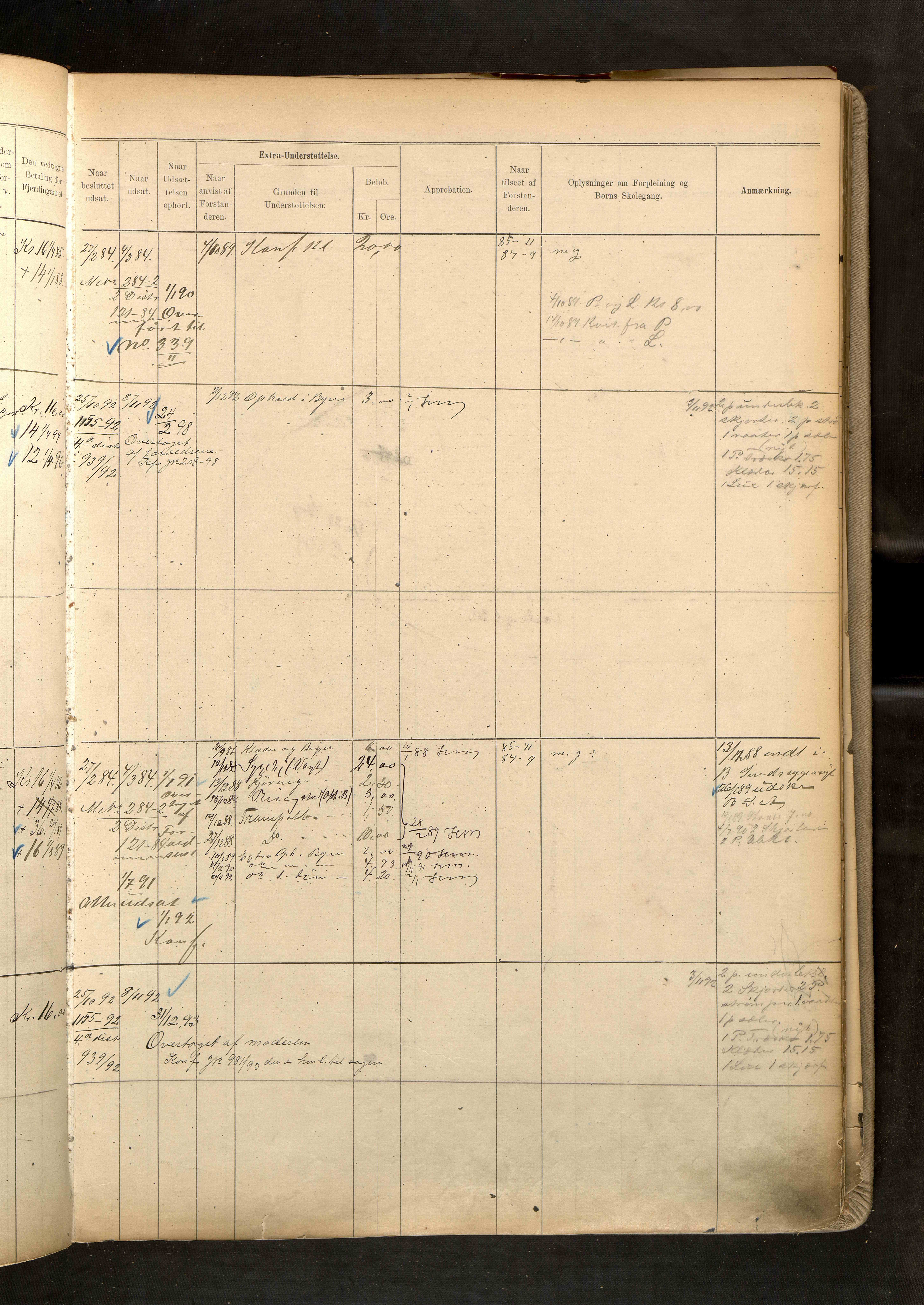 Fattigvesenet, OBA/A-20045/H/Hd/L0004: Manntallsprotokoll. Mnr. 501-1000, 1887-1897, p. 286