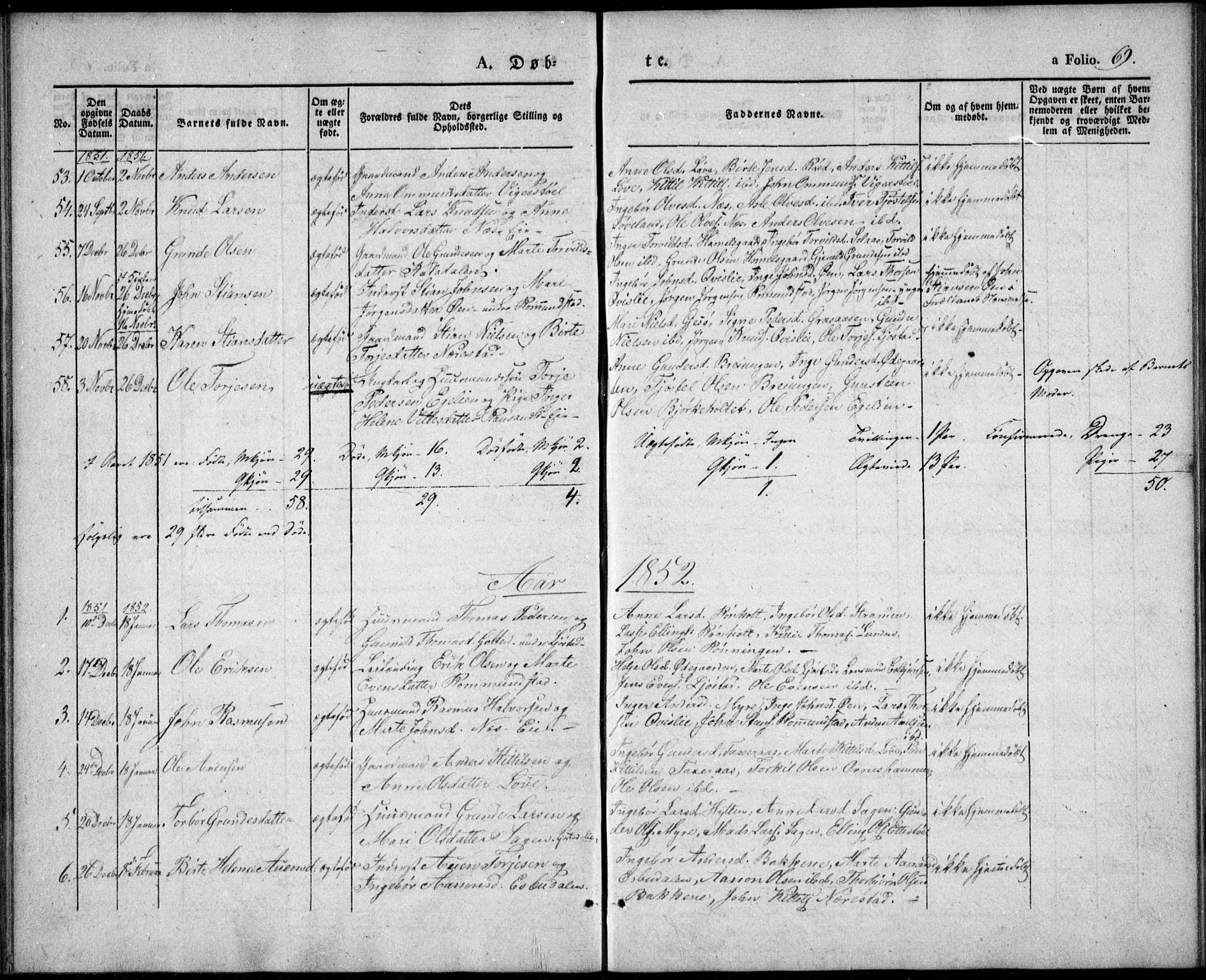 Gjerstad sokneprestkontor, AV/SAK-1111-0014/F/Fa/Fab/L0002: Parish register (official) no. A 2, 1835-1852, p. 69