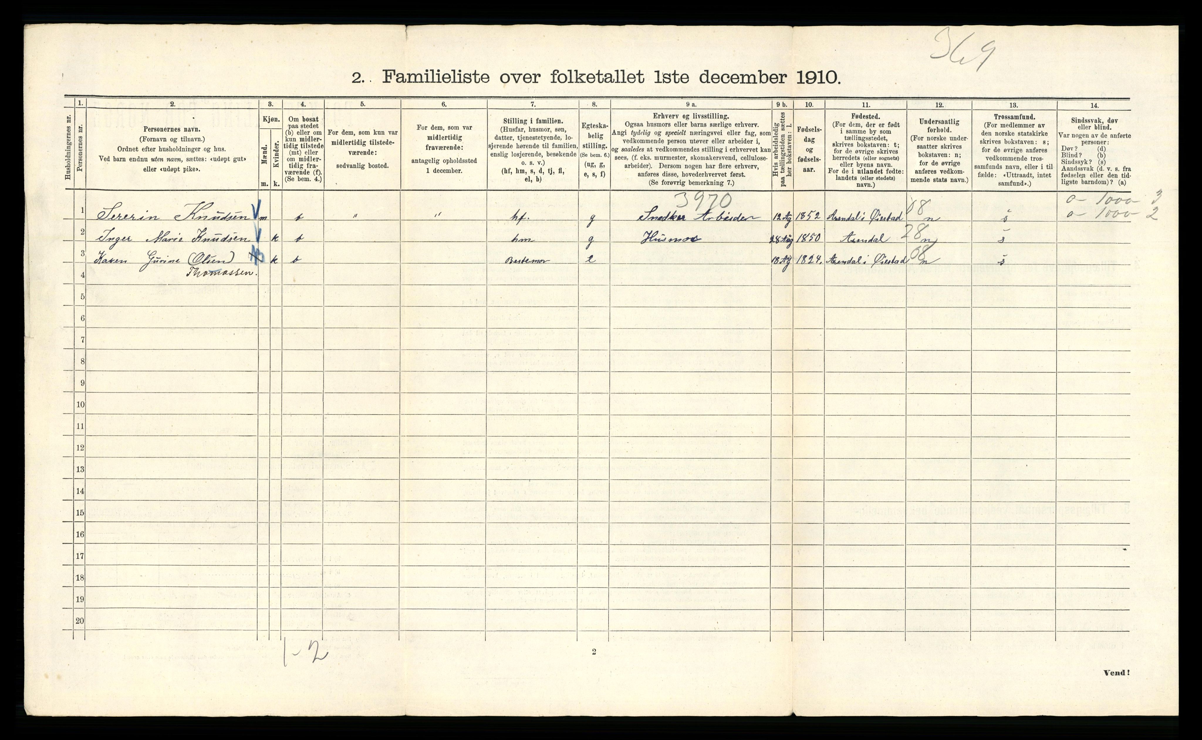 RA, 1910 census for Kristiania, 1910, p. 89592