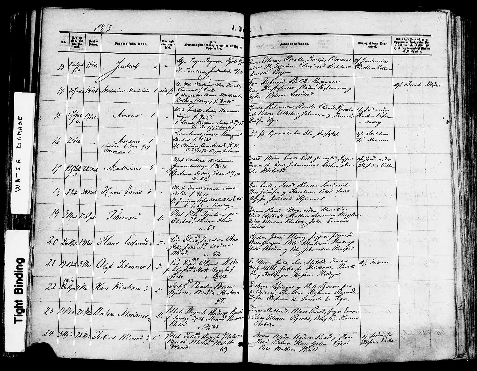 Nøtterøy kirkebøker, AV/SAKO-A-354/F/Fa/L0007: Parish register (official) no. I 7, 1865-1877, p. 111