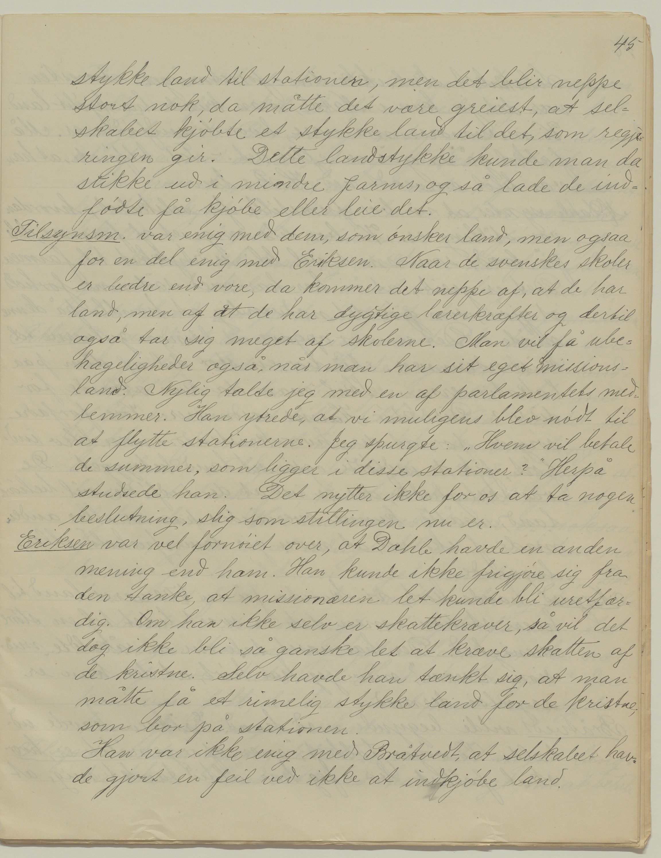 Det Norske Misjonsselskap - hovedadministrasjonen, VID/MA-A-1045/D/Da/Daa/L0043/0007: Konferansereferat og årsberetninger / Konferansereferat fra Sør-Afrika., 1899, p. 45