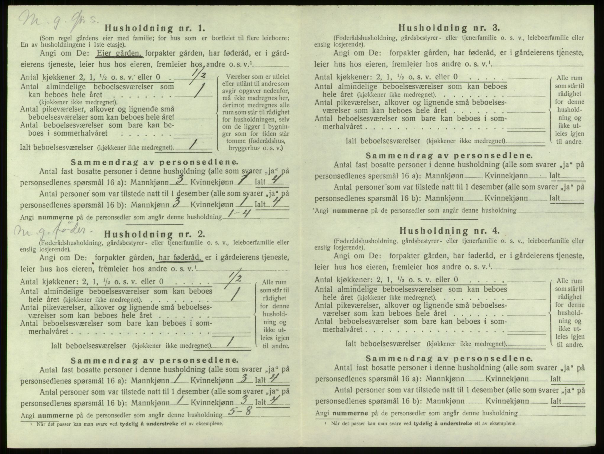 SAB, 1920 census for Alversund, 1920, p. 124