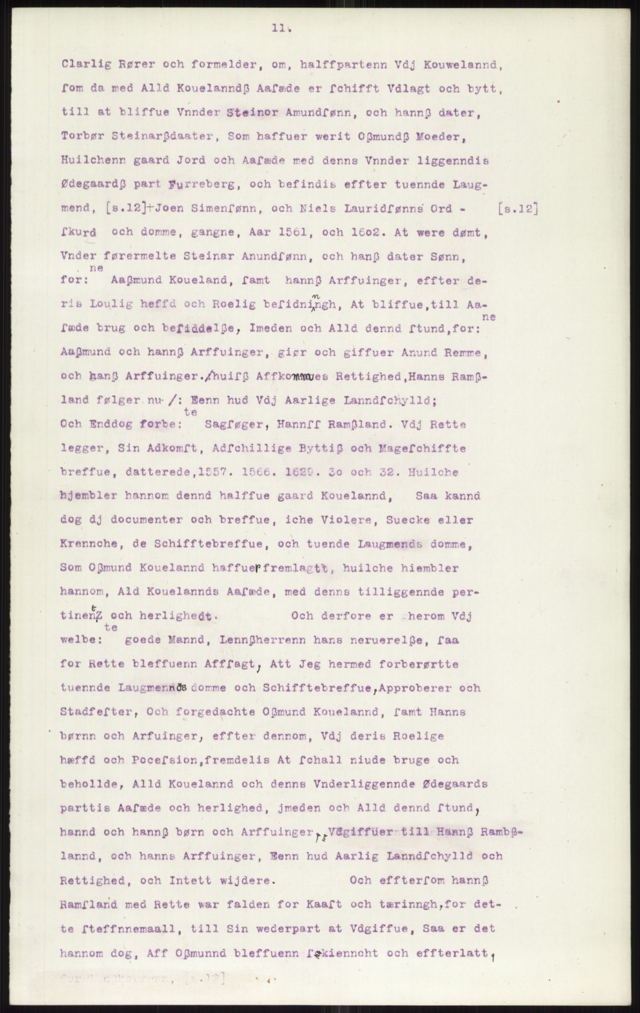 Samlinger til kildeutgivelse, Diplomavskriftsamlingen, AV/RA-EA-4053/H/Ha, p. 3388