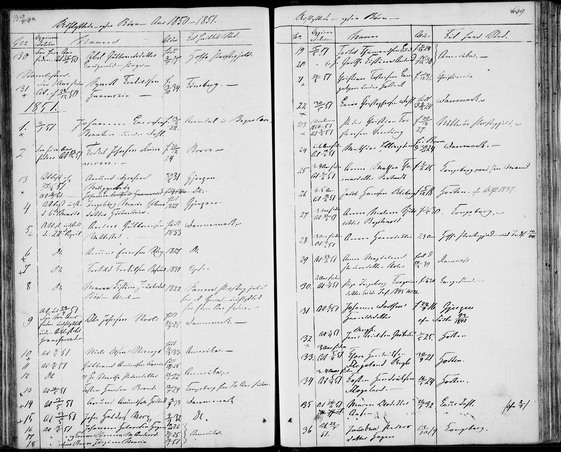 Sandsvær kirkebøker, SAKO/A-244/F/Fa/L0005: Parish register (official) no. I 5, 1840-1856, p. 638-639
