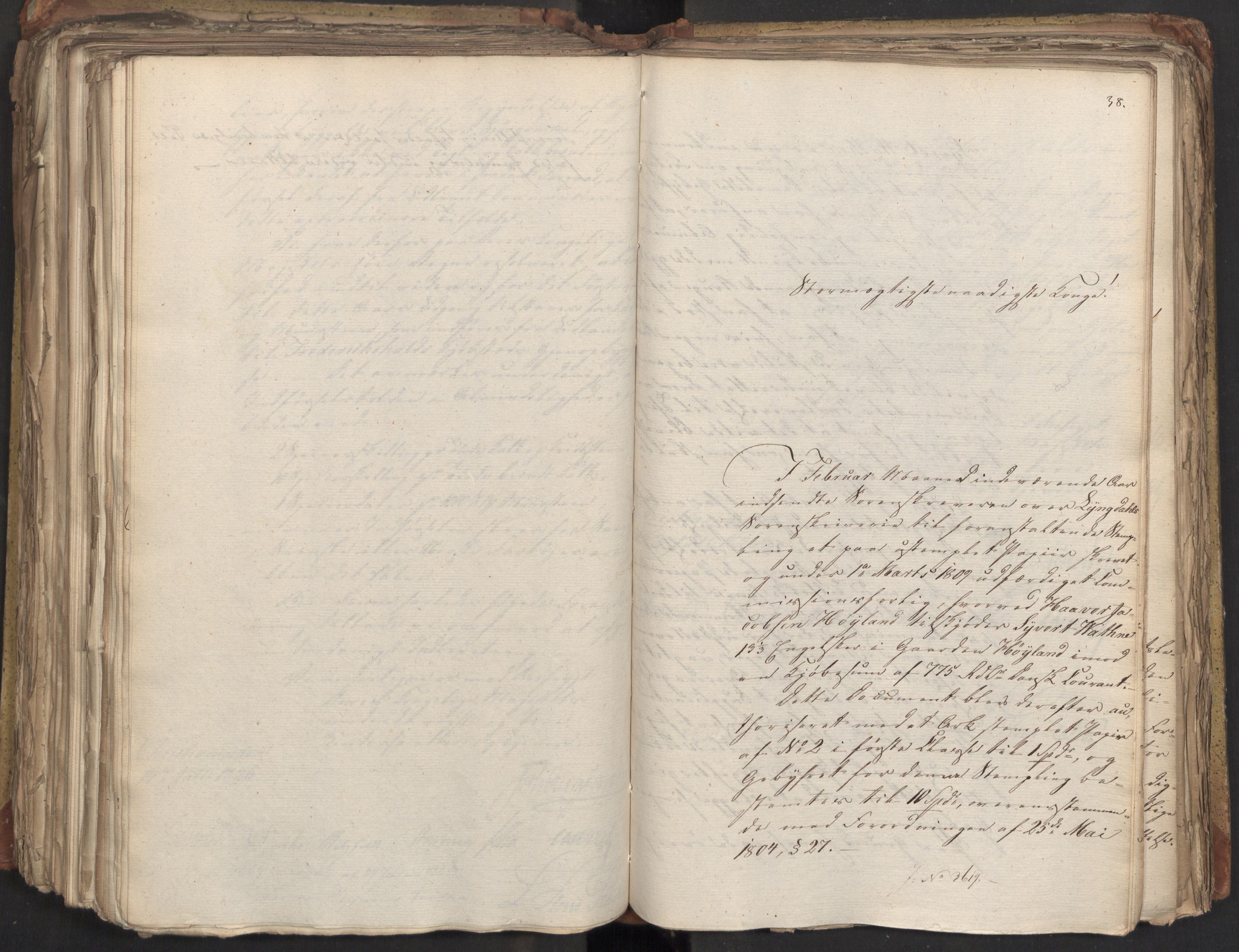 Statsrådsavdelingen i Stockholm, AV/RA-S-1003/D/Da/L0047: Regjeringsinnstillinger nr. 3501-3659, 1826, p. 337