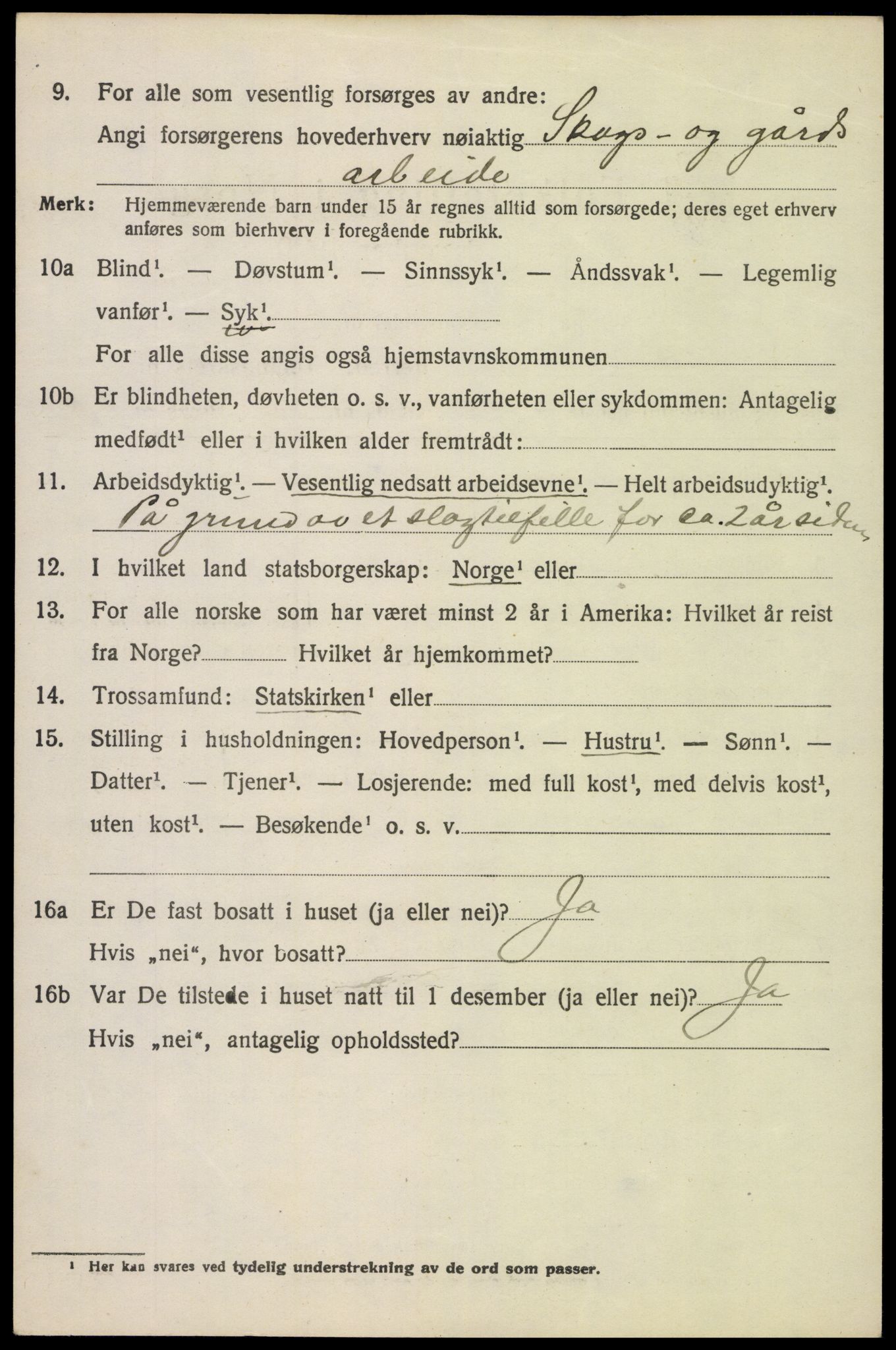 SAH, 1920 census for Jevnaker, 1920, p. 7766