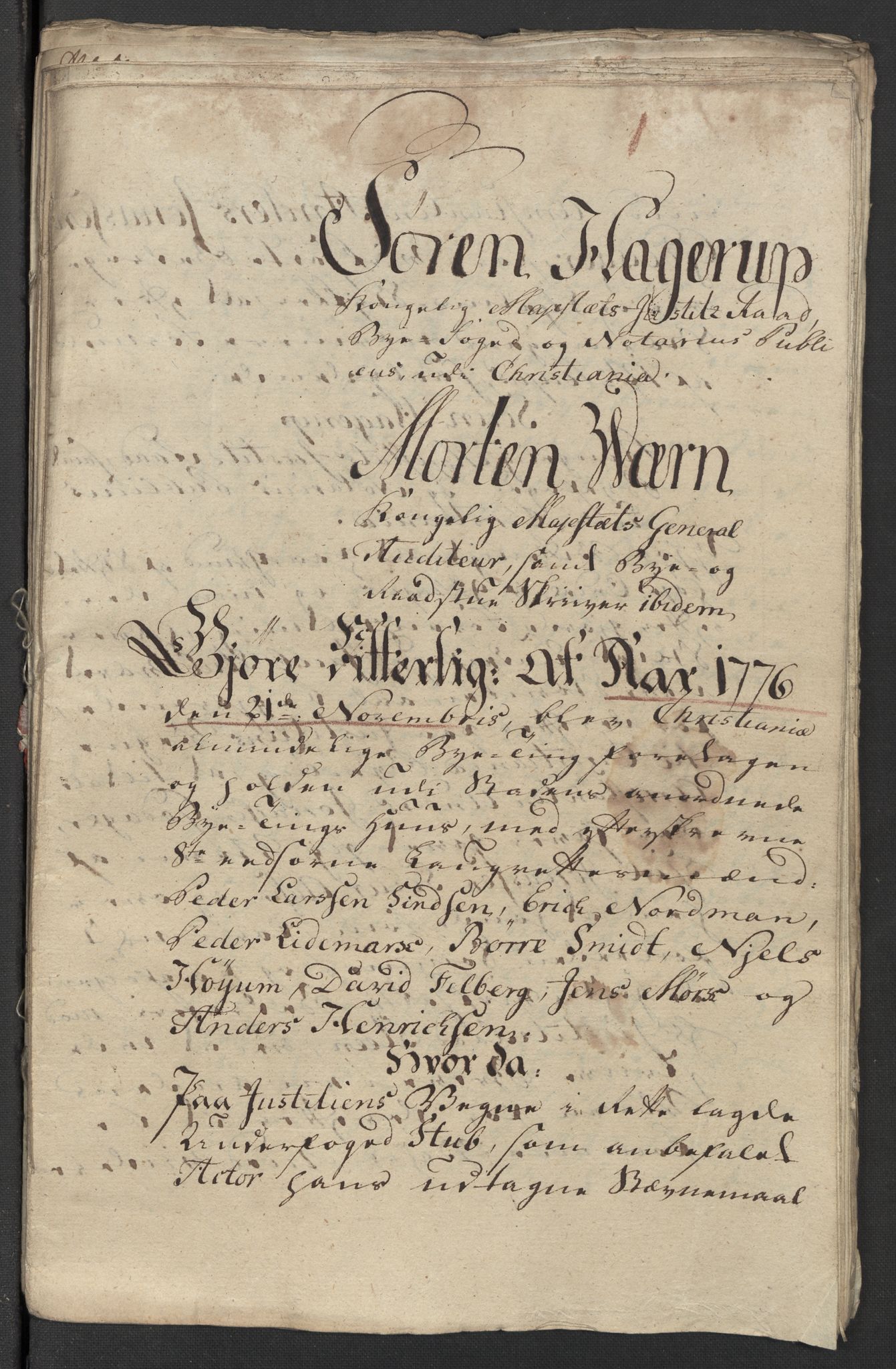 Kristiania stiftamt, SAO/A-10386/G/Gm/L0011: Domsakter og forhør, 1776, p. 505