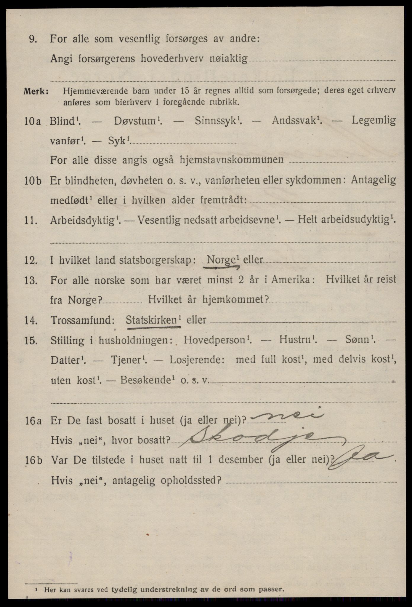 SAT, 1920 census for Ålesund, 1920, p. 27845