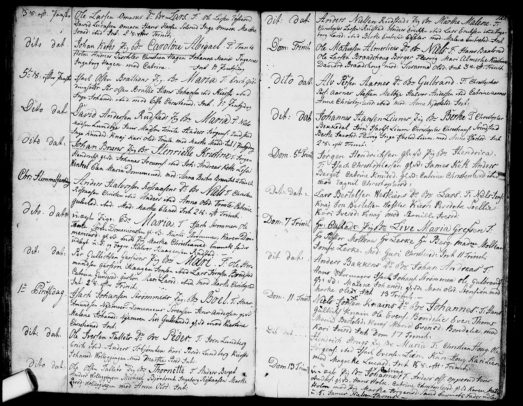 Hurdal prestekontor Kirkebøker, AV/SAO-A-10889/F/Fa/L0001: Parish register (official) no. I 1, 1777-1812, p. 122