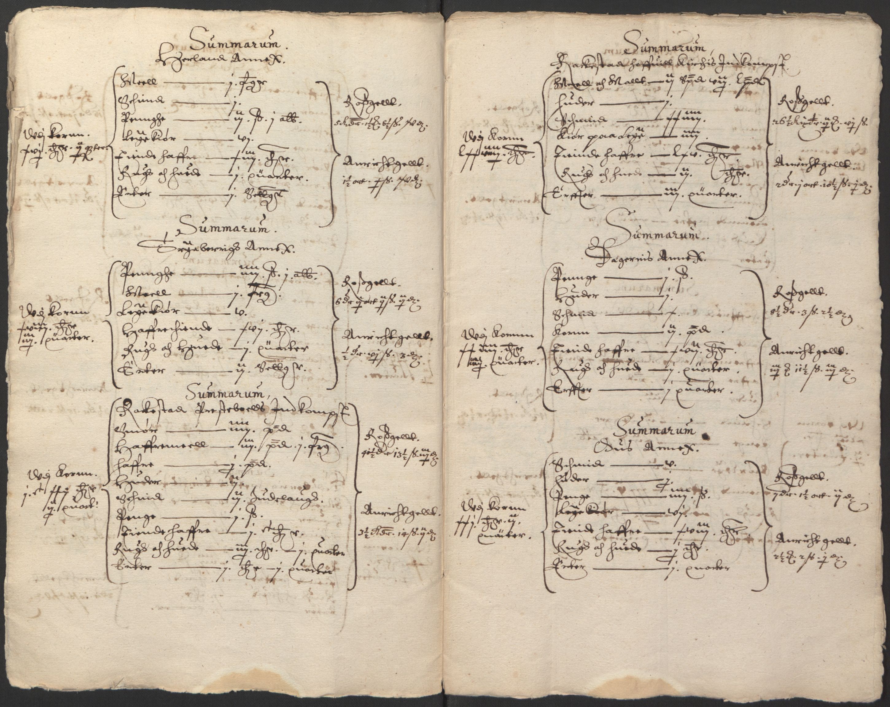 Stattholderembetet 1572-1771, AV/RA-EA-2870/Ek/L0014/0001: Jordebøker til utlikning av rosstjeneste 1624-1626: / Kirke- og prestebolsinntekter i Oslo og Hamar bispedømme, 1625-1626, p. 115