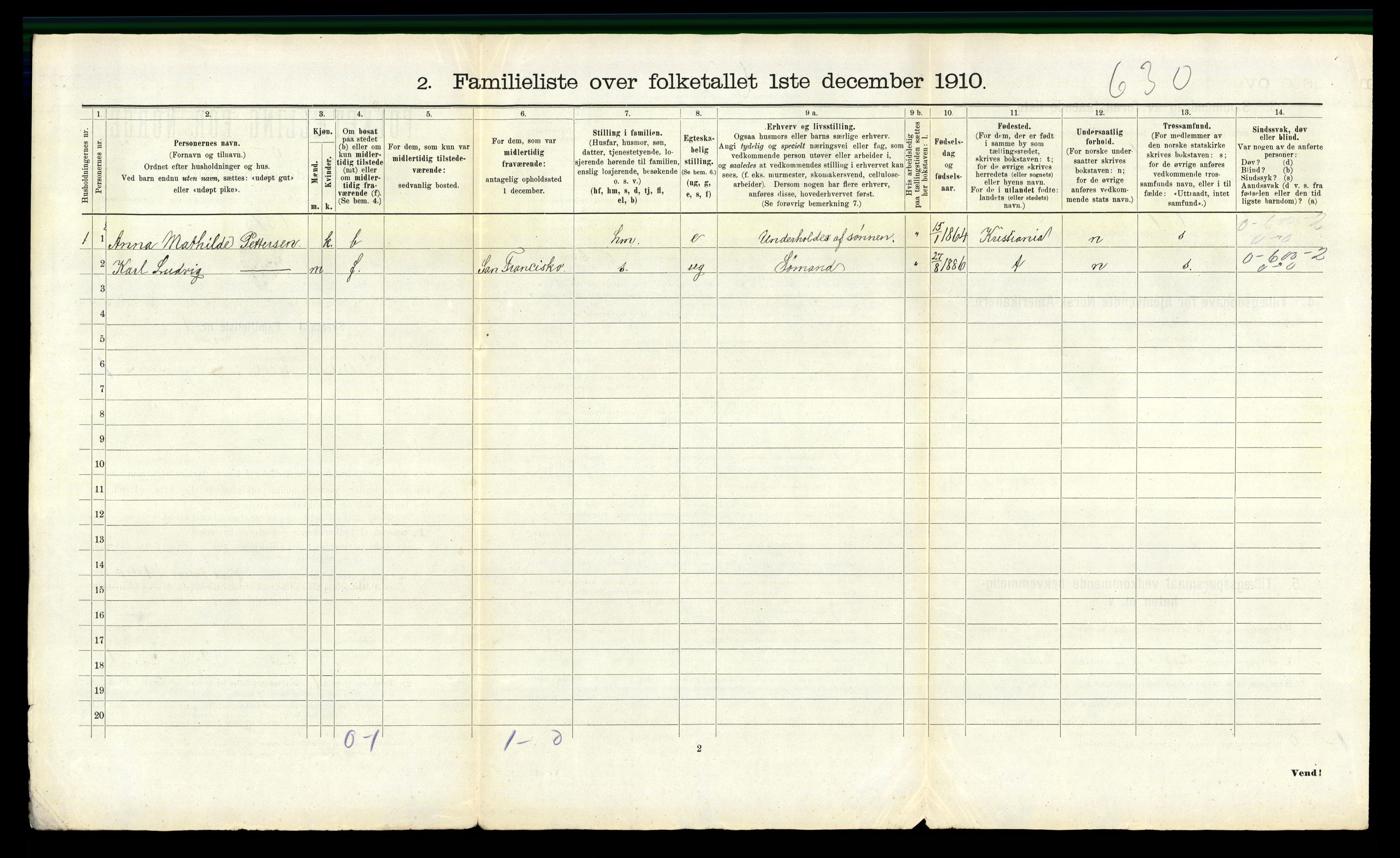 RA, 1910 census for Son, 1910, p. 26