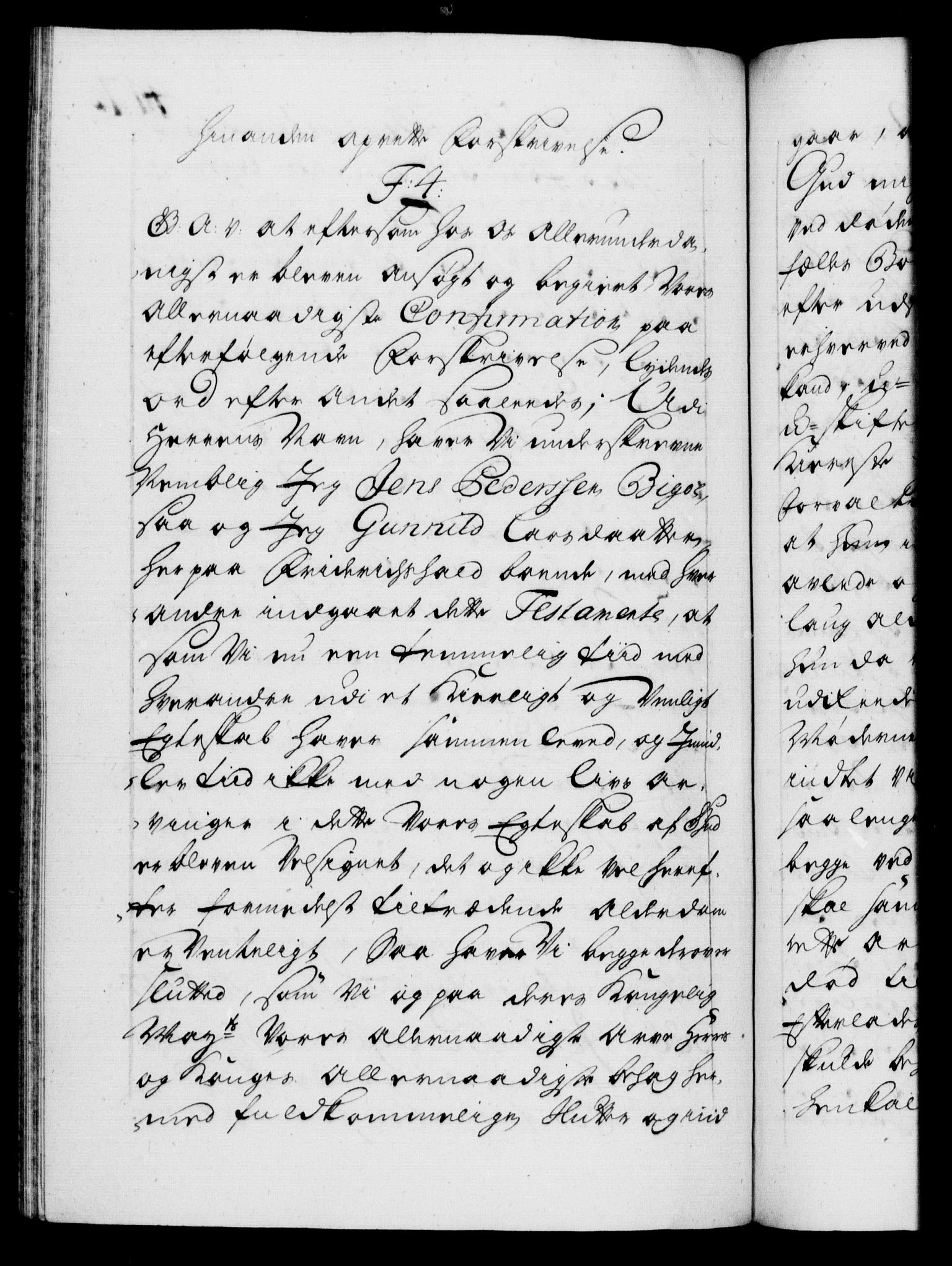 Danske Kanselli 1572-1799, AV/RA-EA-3023/F/Fc/Fca/Fcaa/L0025: Norske registre, 1726-1728, p. 417b